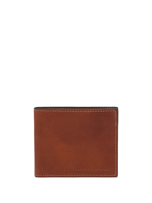 Core bi-fold leather wallet