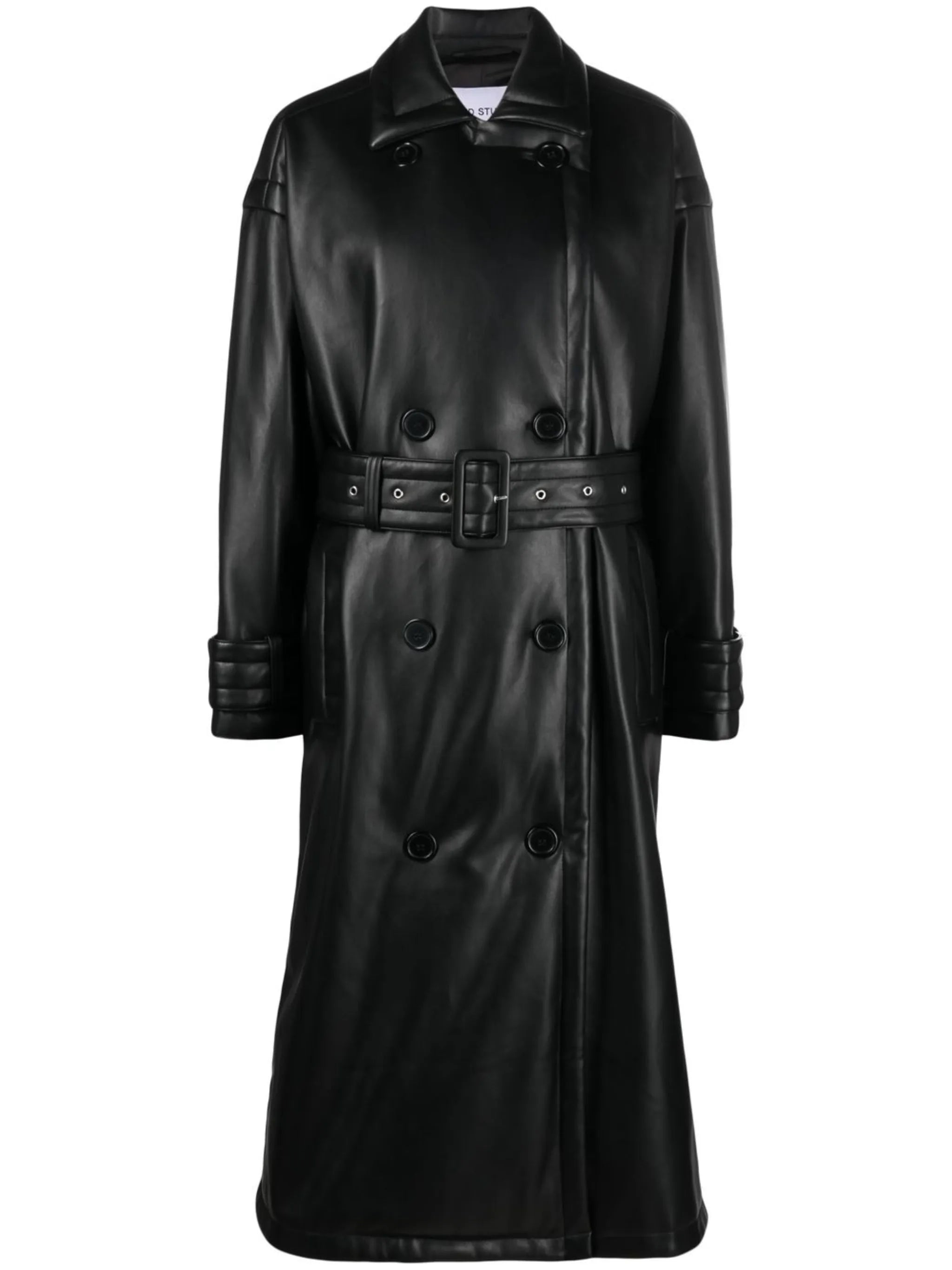 Emily double-breasted belted trench coat