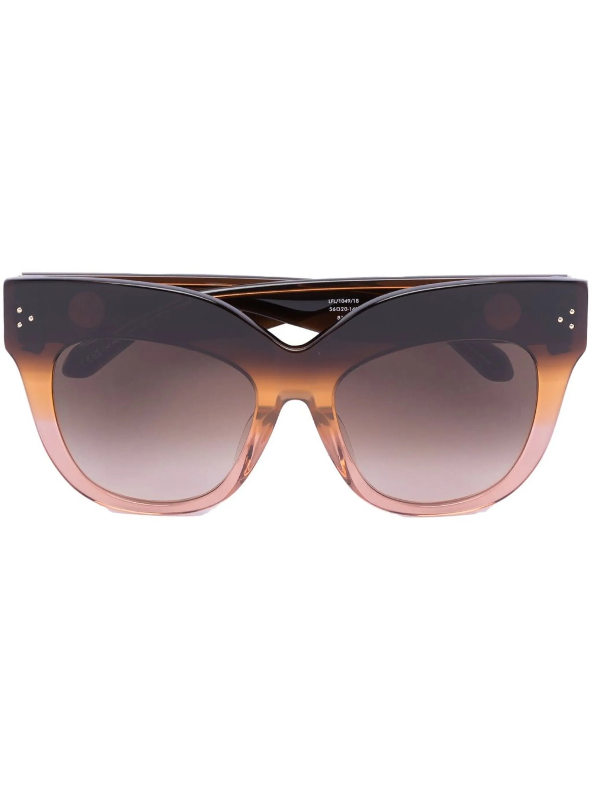 Dunaway oversized-frame sunglasses