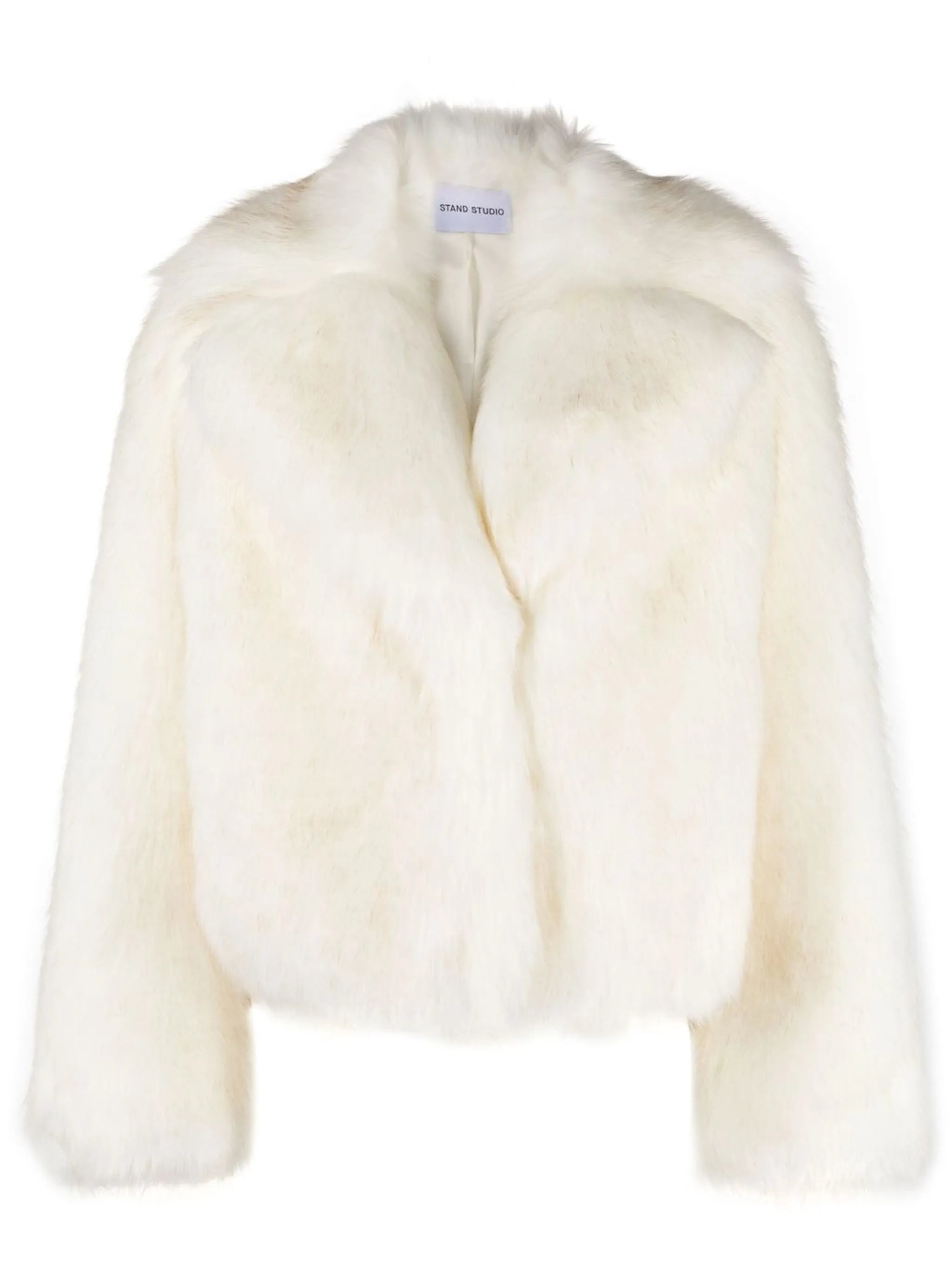 Samara faux-fur cropped jacket