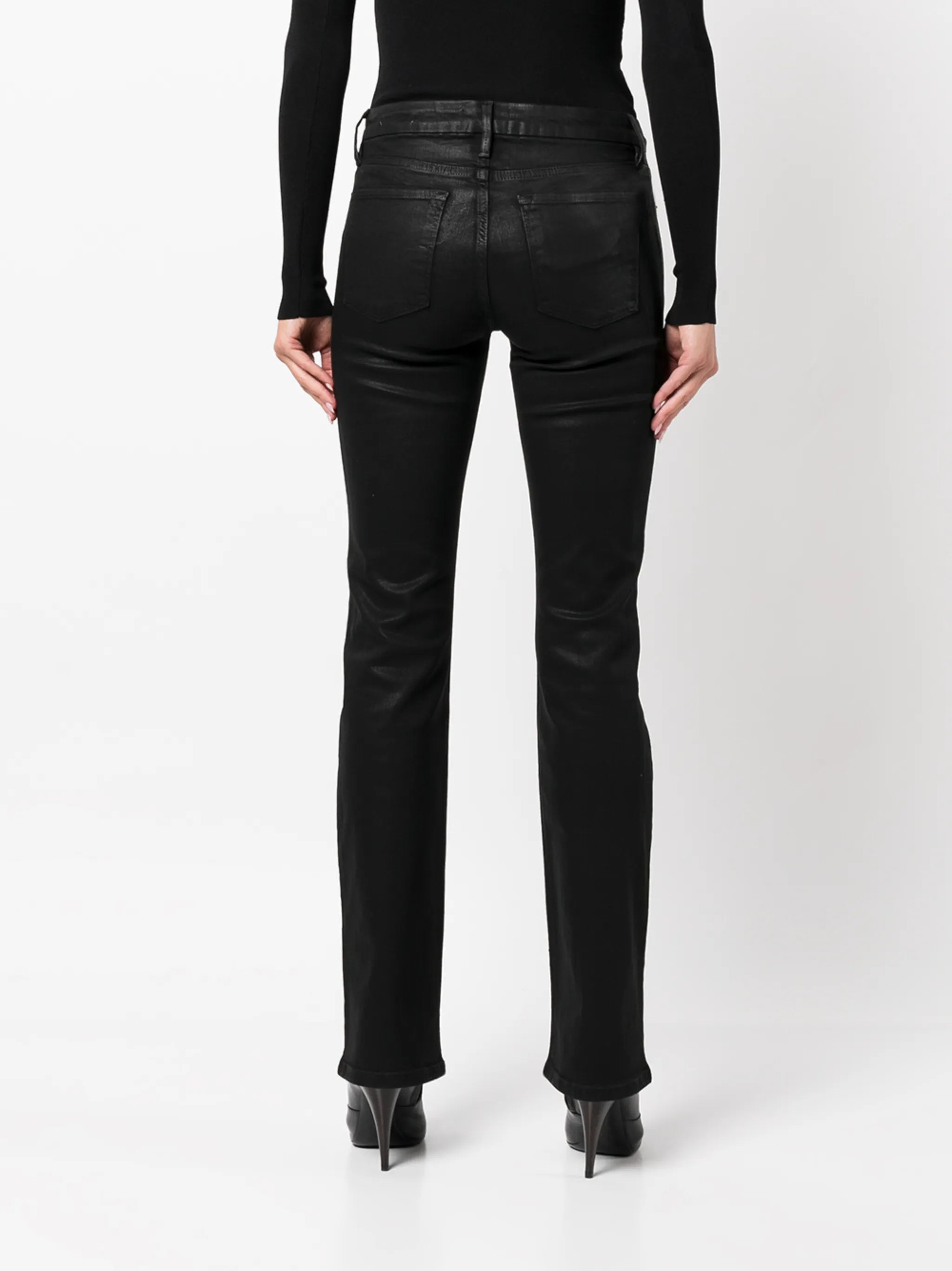 Le Mini Boot coated trousers