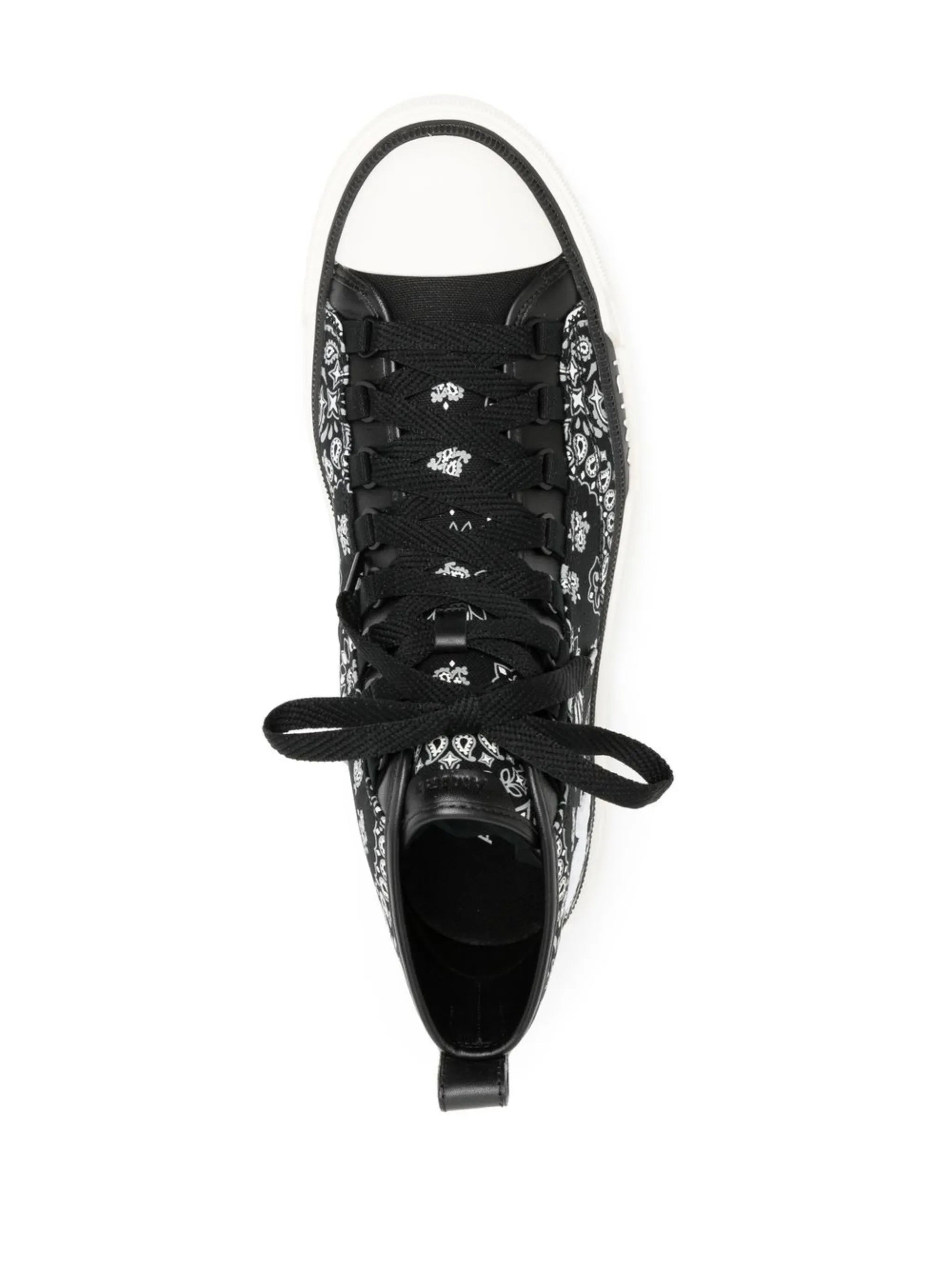 bandana-print high-top sneakers