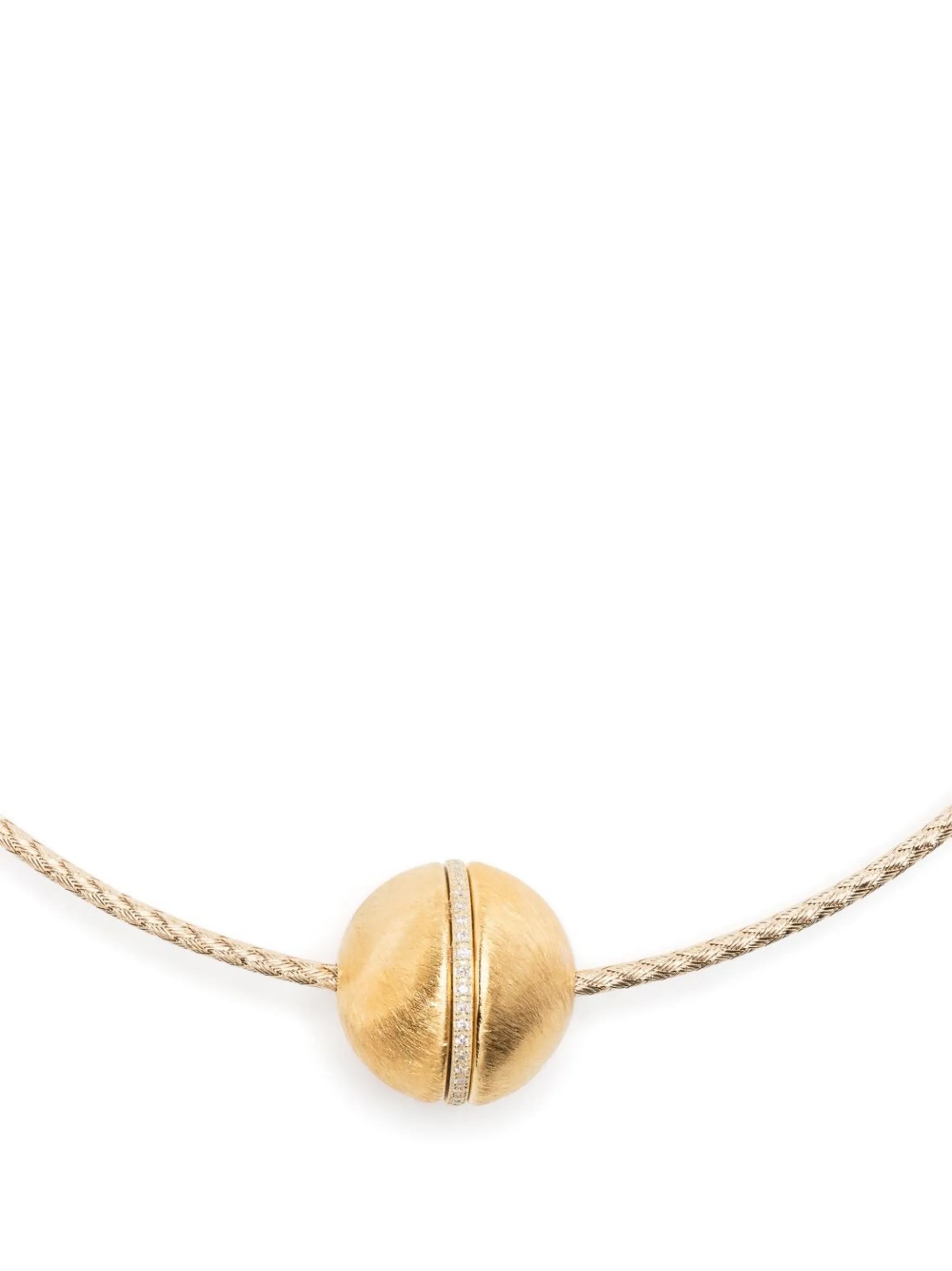 14kt yellow gold diamond pendant necklace