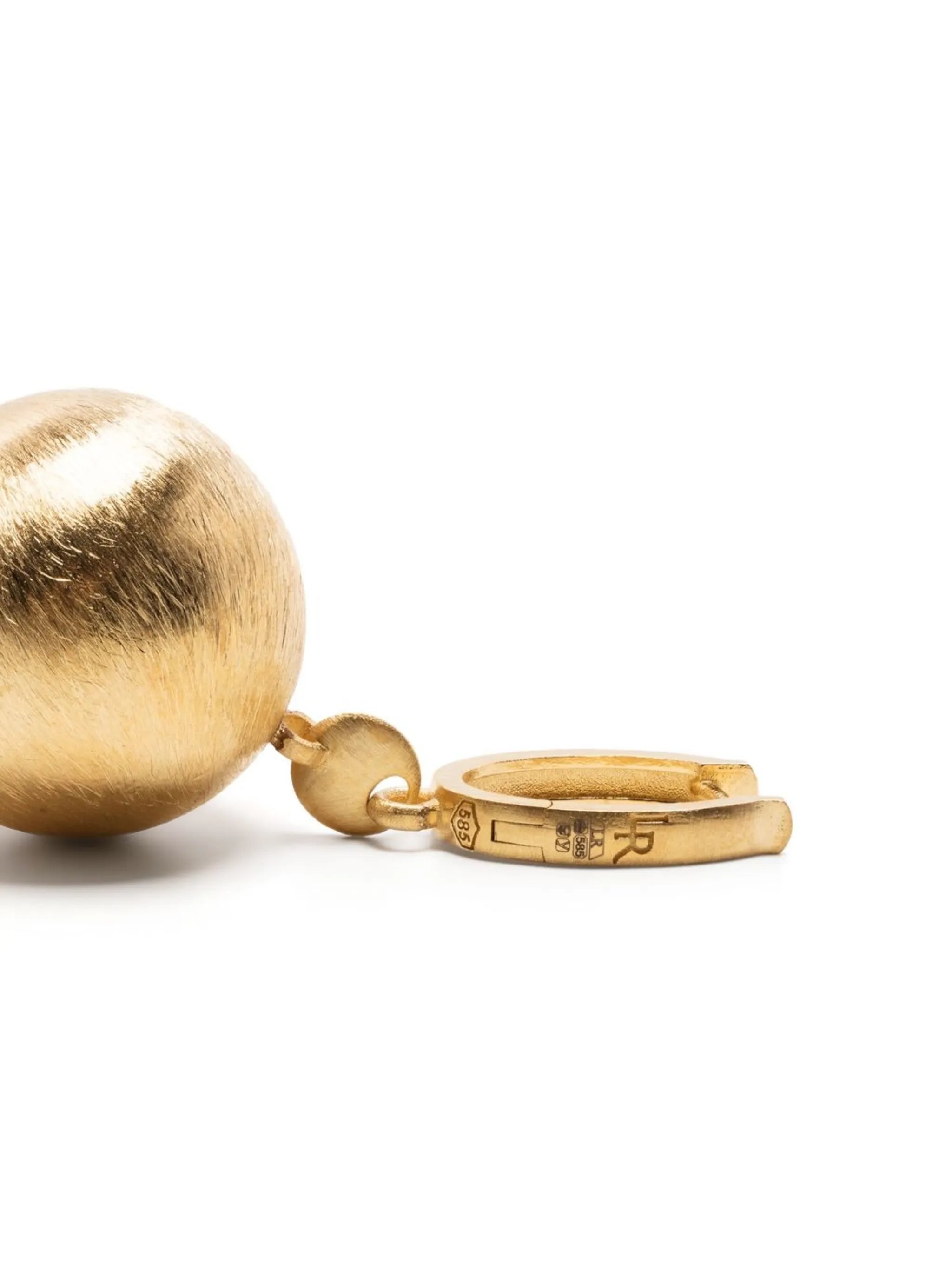 14kt yellow gold drop earrings