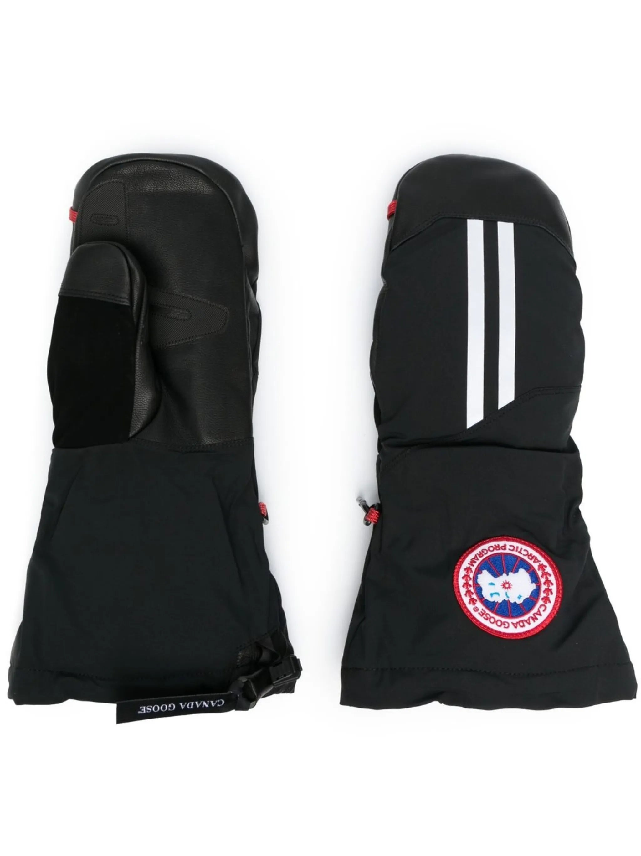 logo patch padded gloves