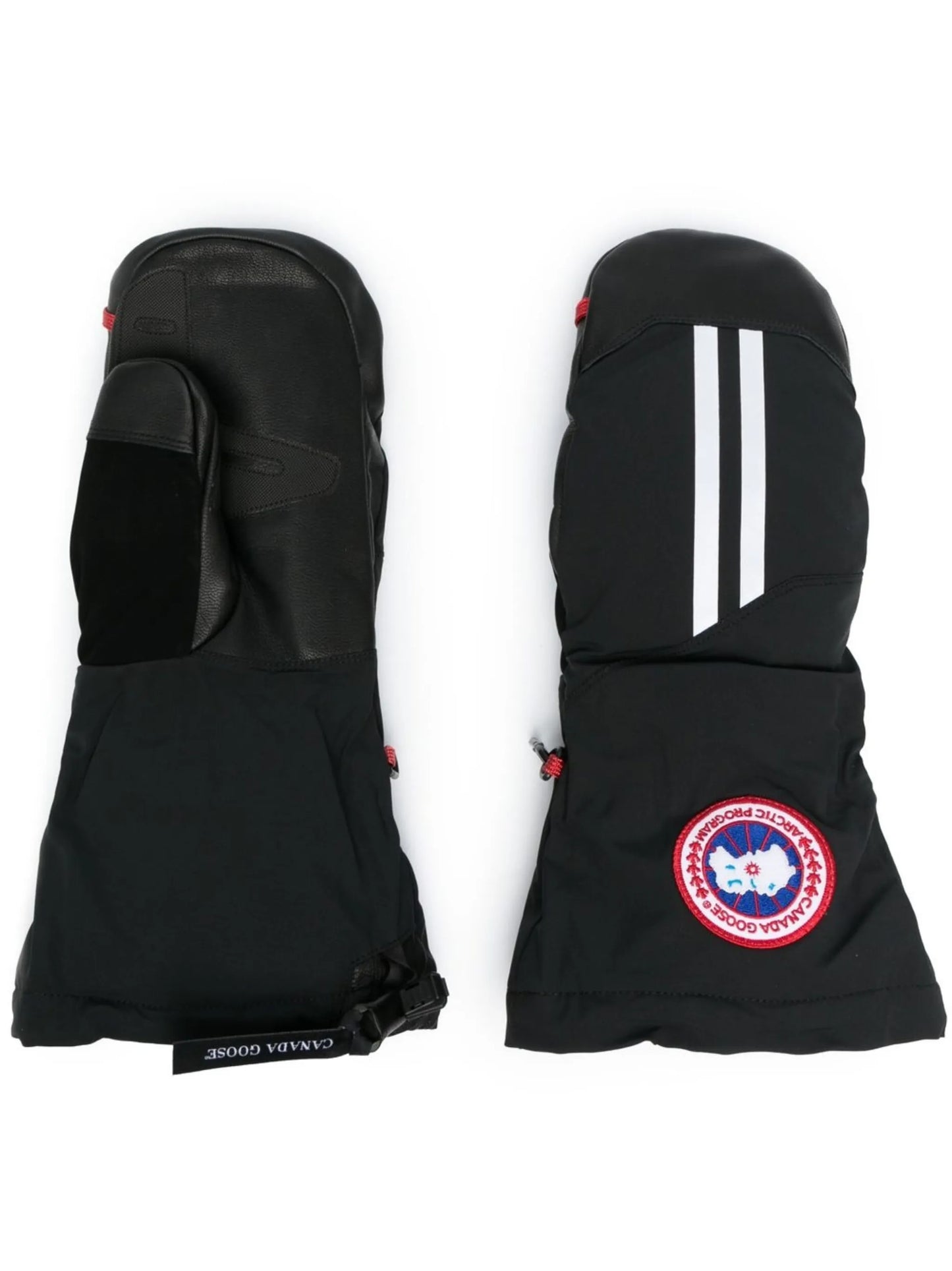 logo patch padded gloves