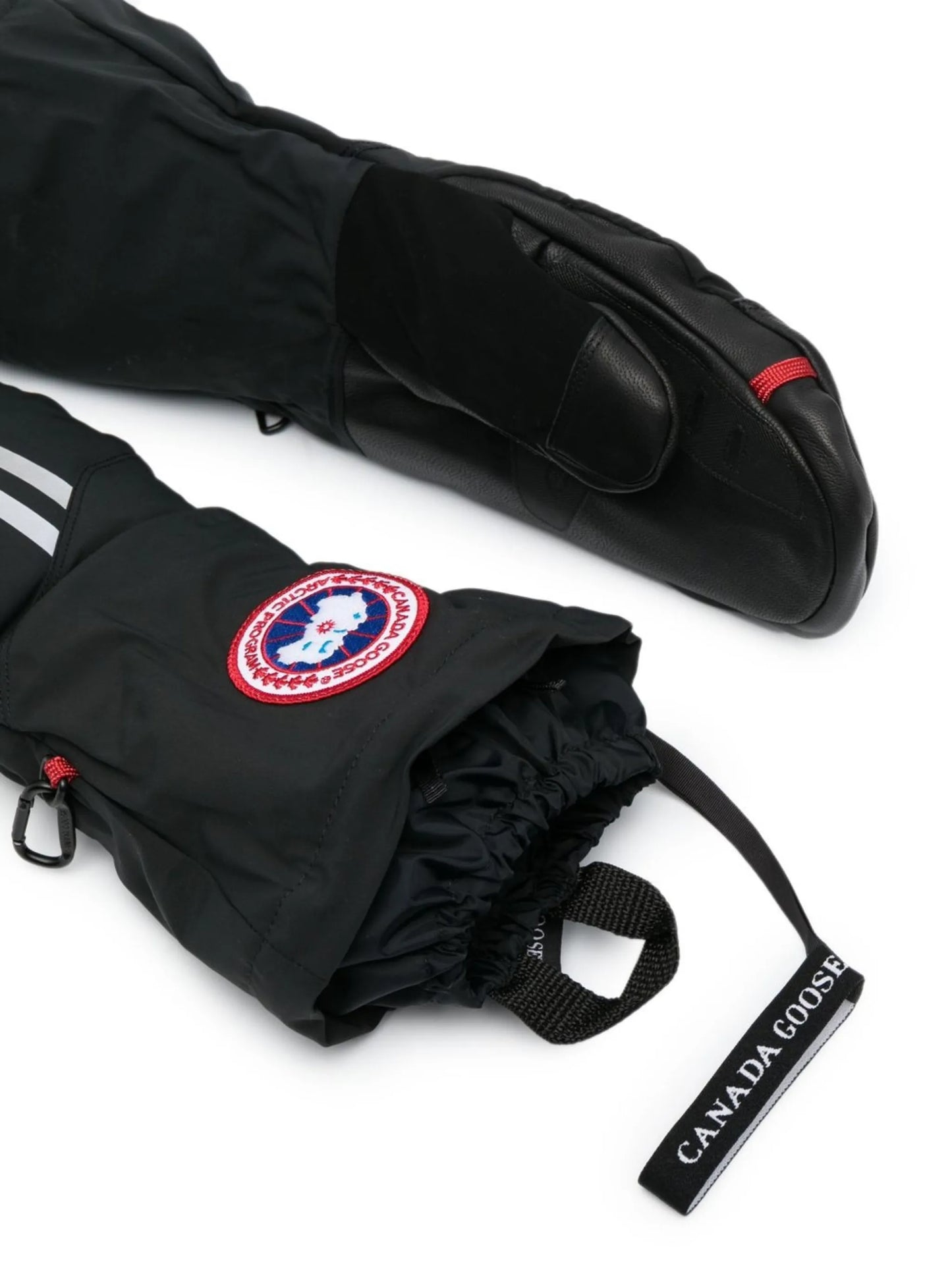 logo patch padded gloves