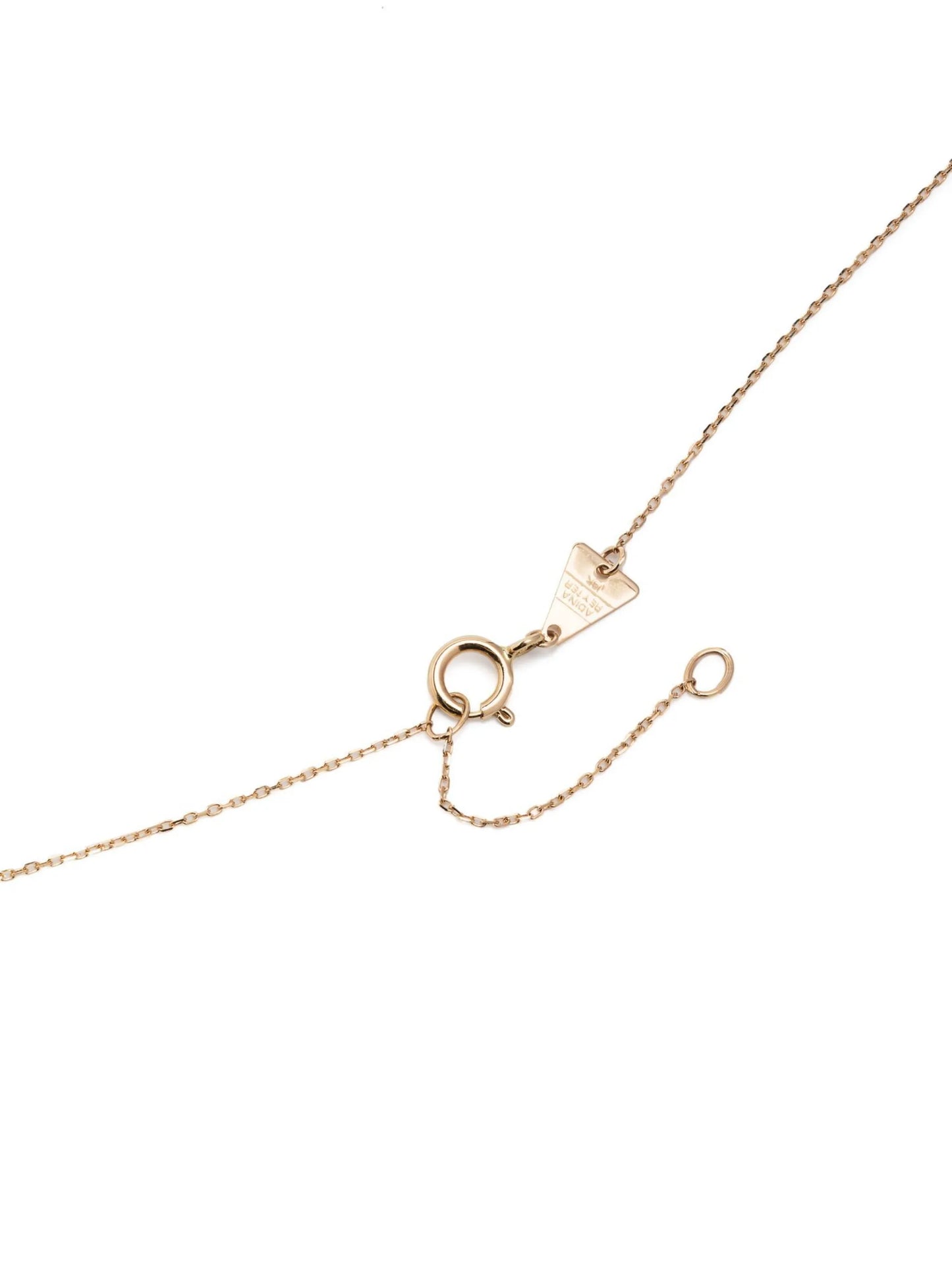 3D Moon and Star diamond necklace