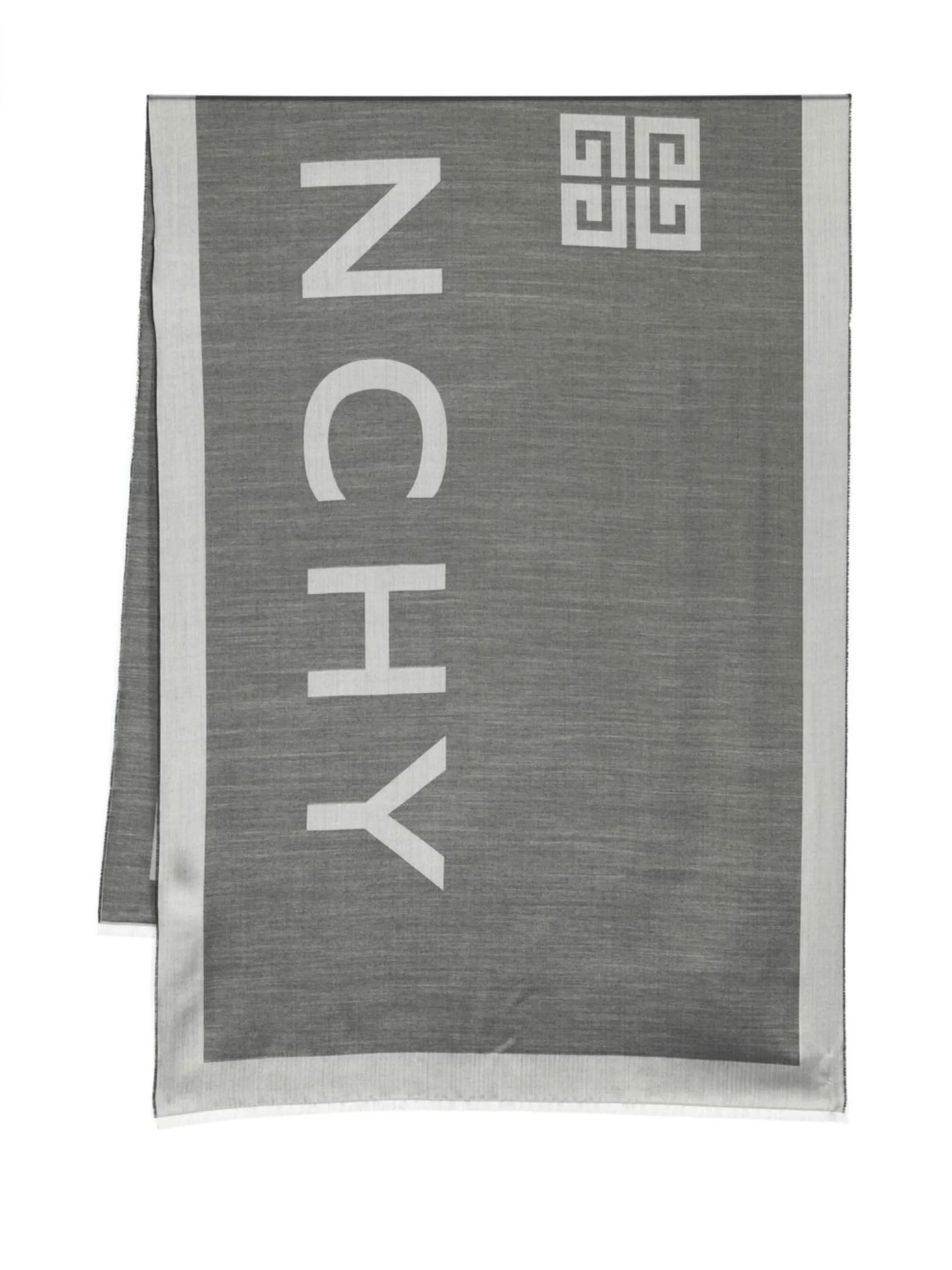 4G logo jacquard scarf