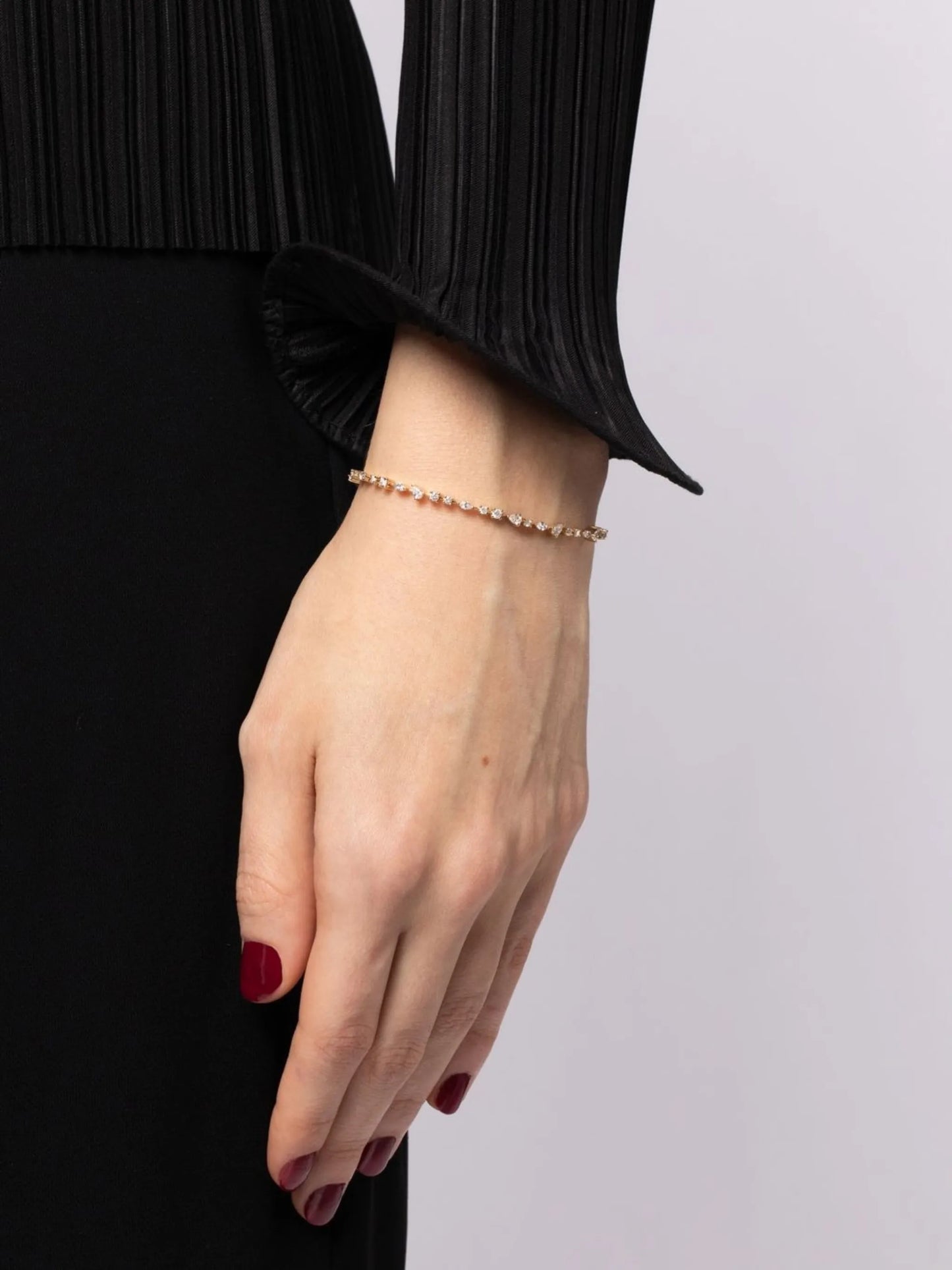 14kt yellow gold Premier Amigos diamond tennis bracelet