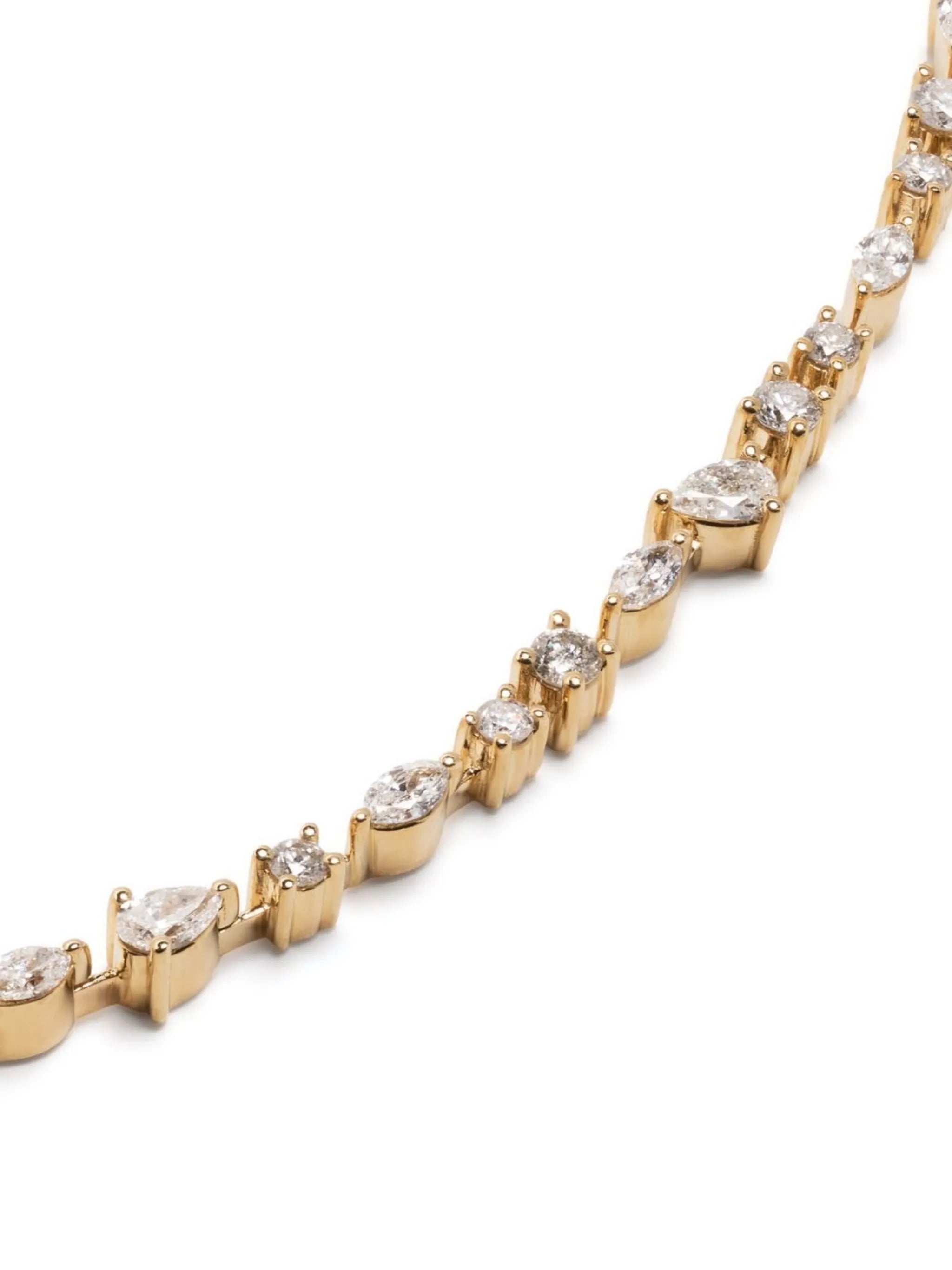 14kt yellow gold Premier Amigos diamond tennis bracelet
