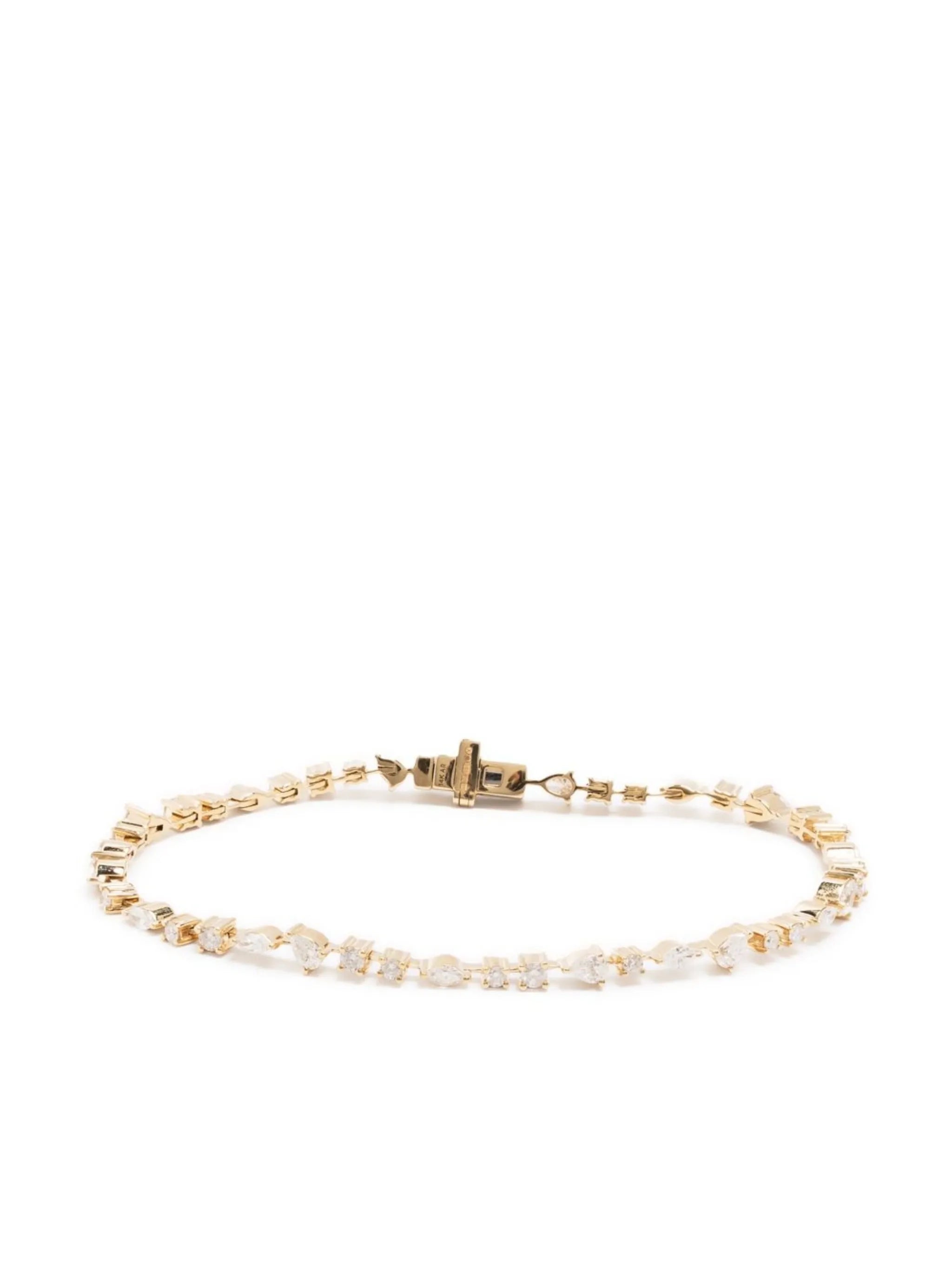 14kt yellow gold Premier Amigos diamond tennis bracelet