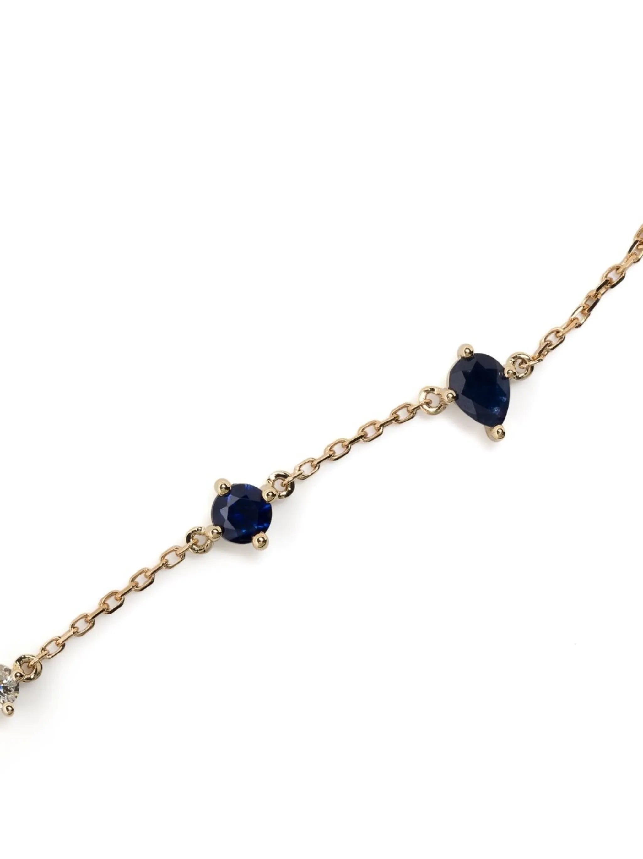 14kt yellow gold Premier Amigos sapphire diamond bracelet