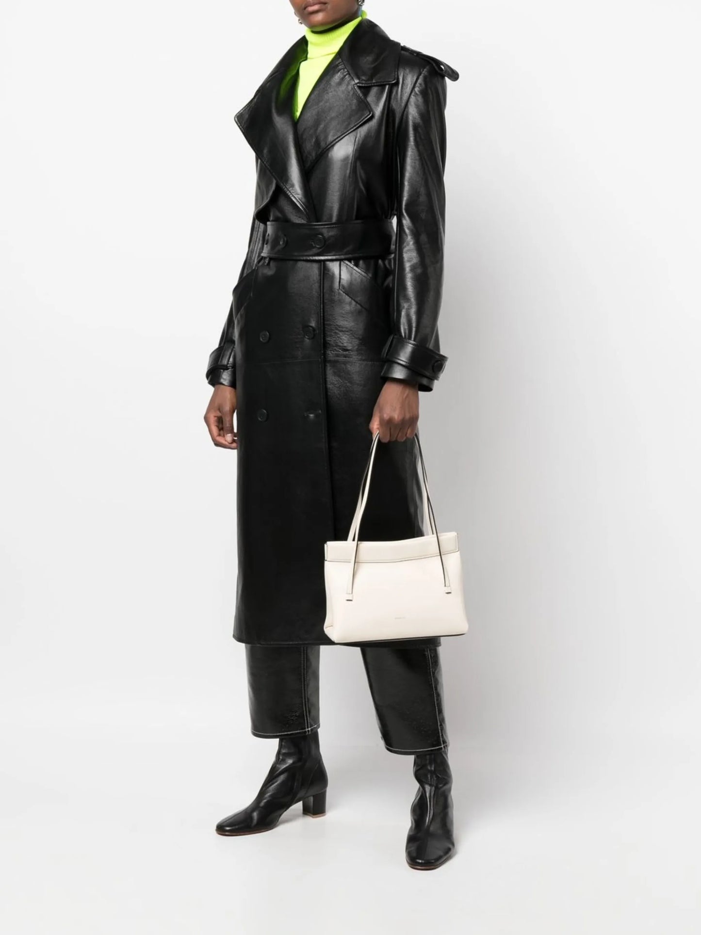 Joanna flat-handles tote bag