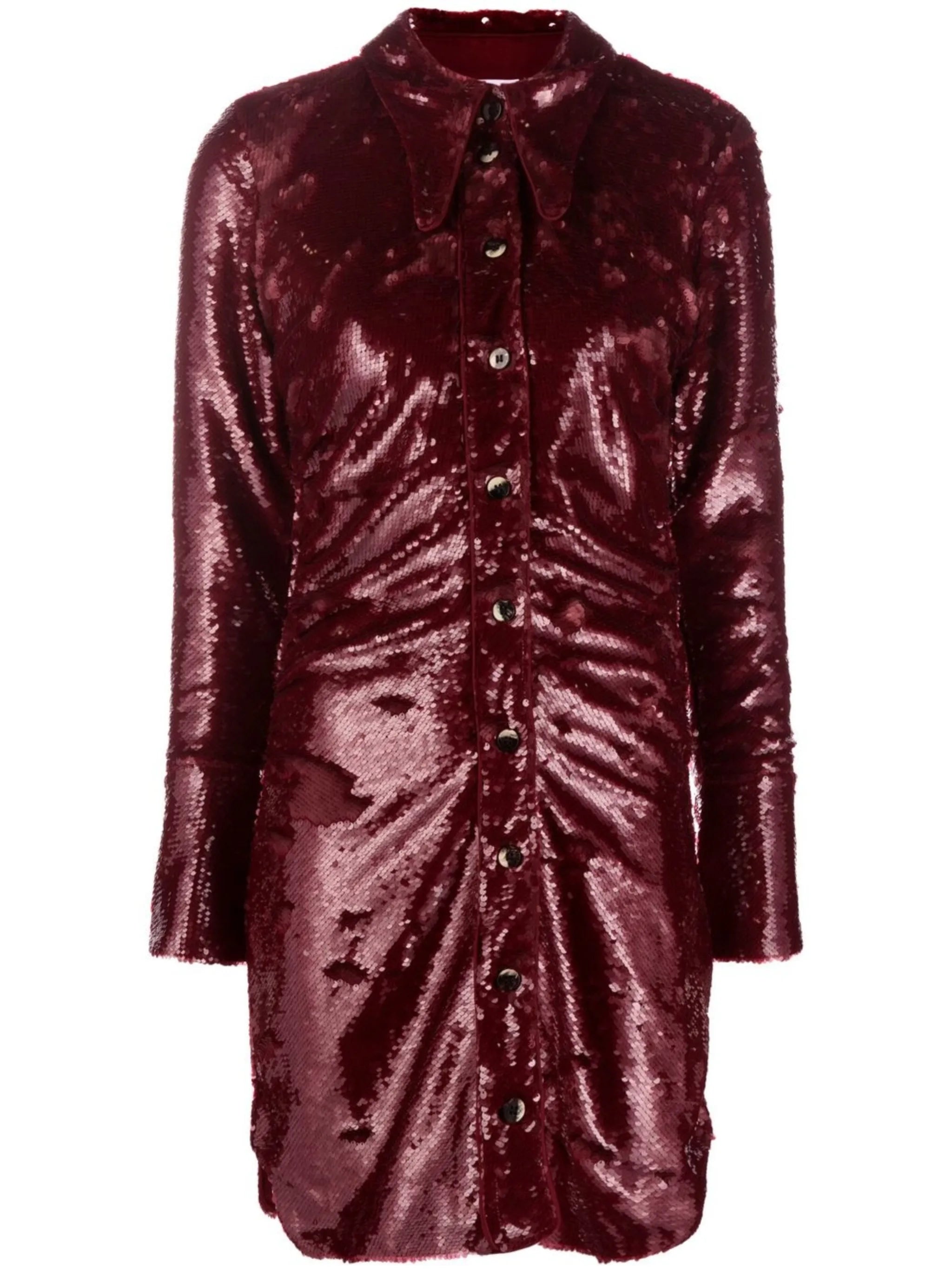 sequin-embellished mini dress
