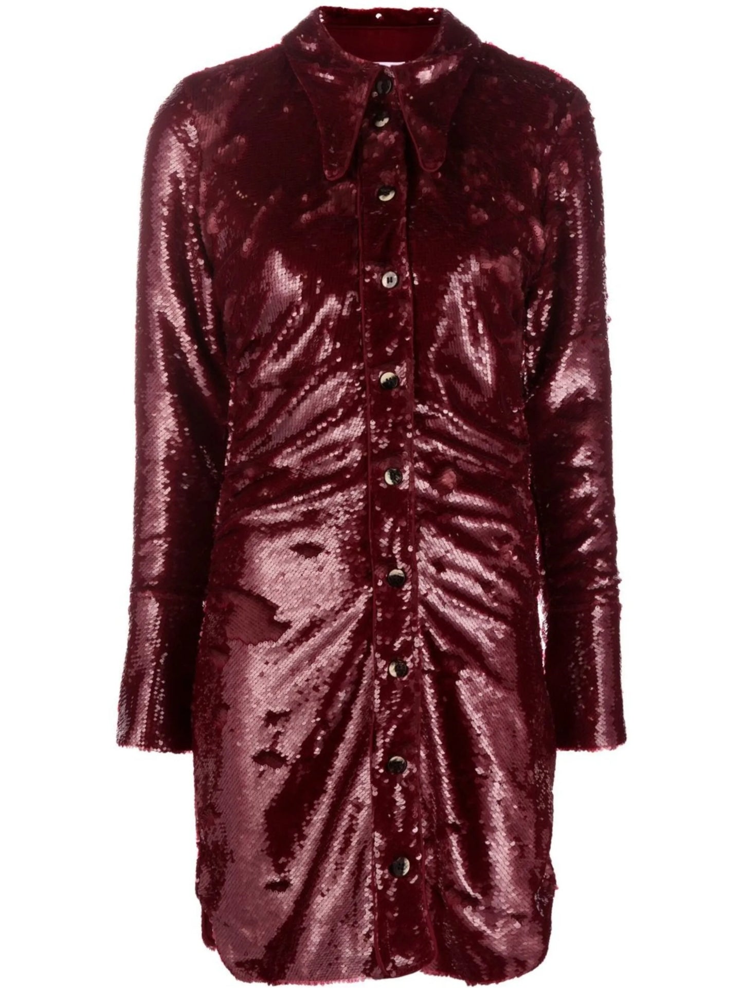 sequin-embellished mini dress