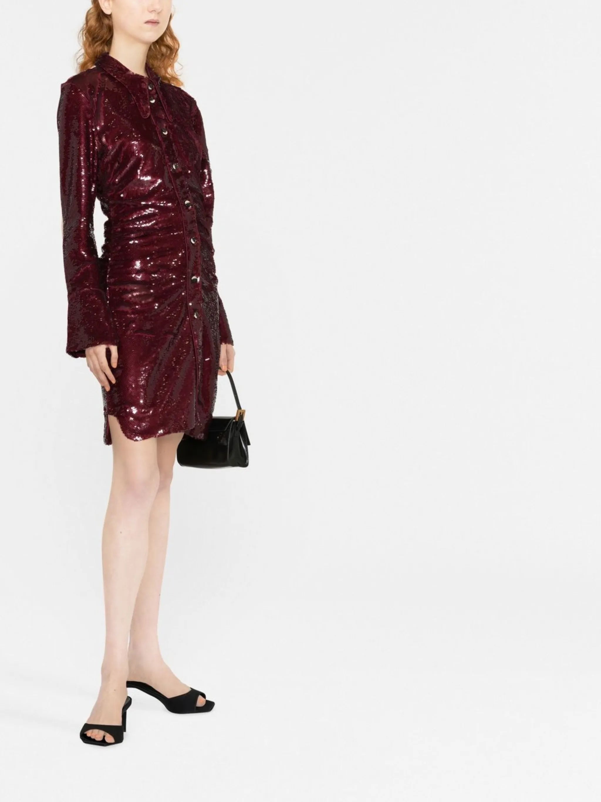 sequin-embellished mini dress