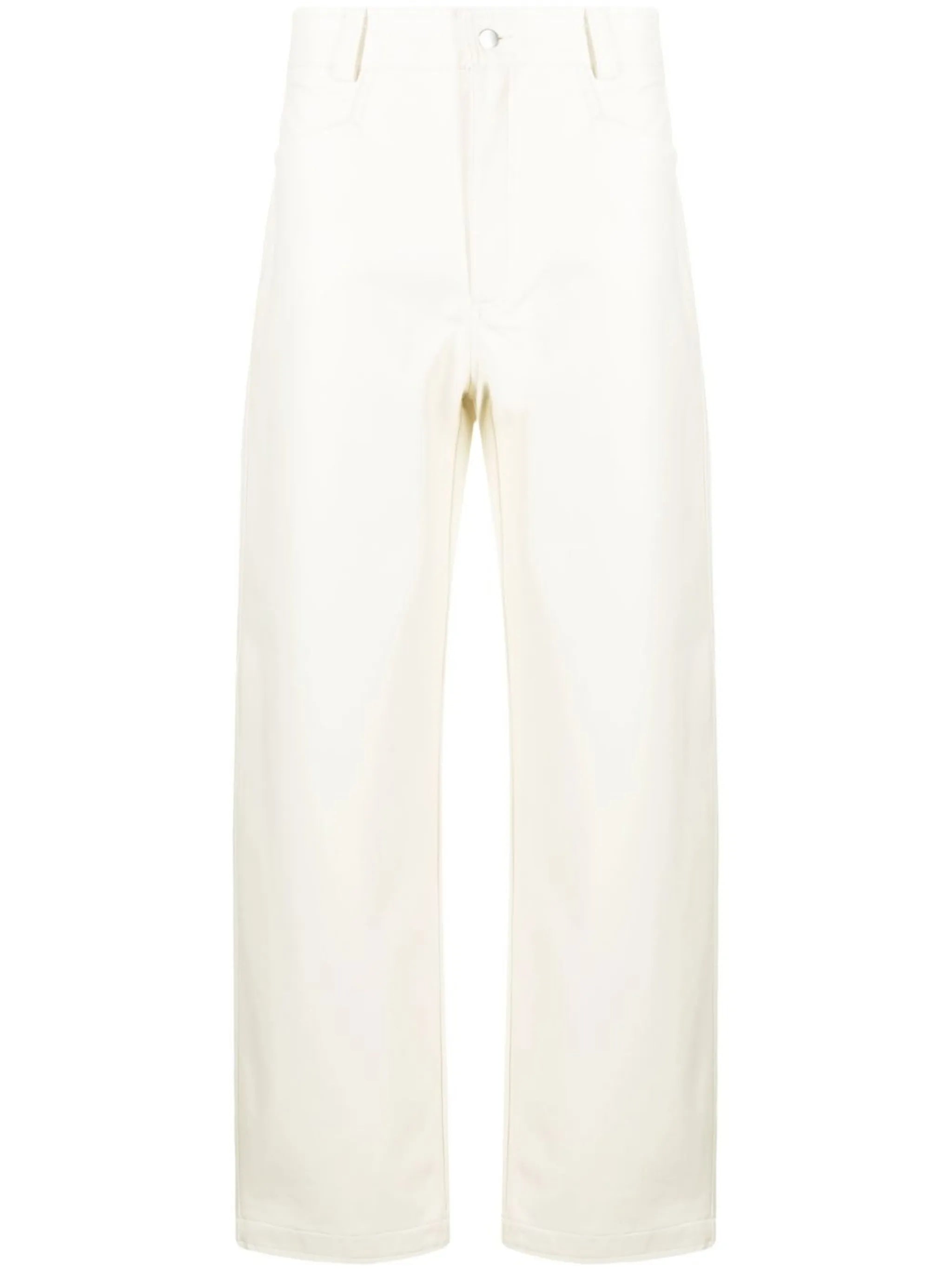 straight-leg baggy trousers