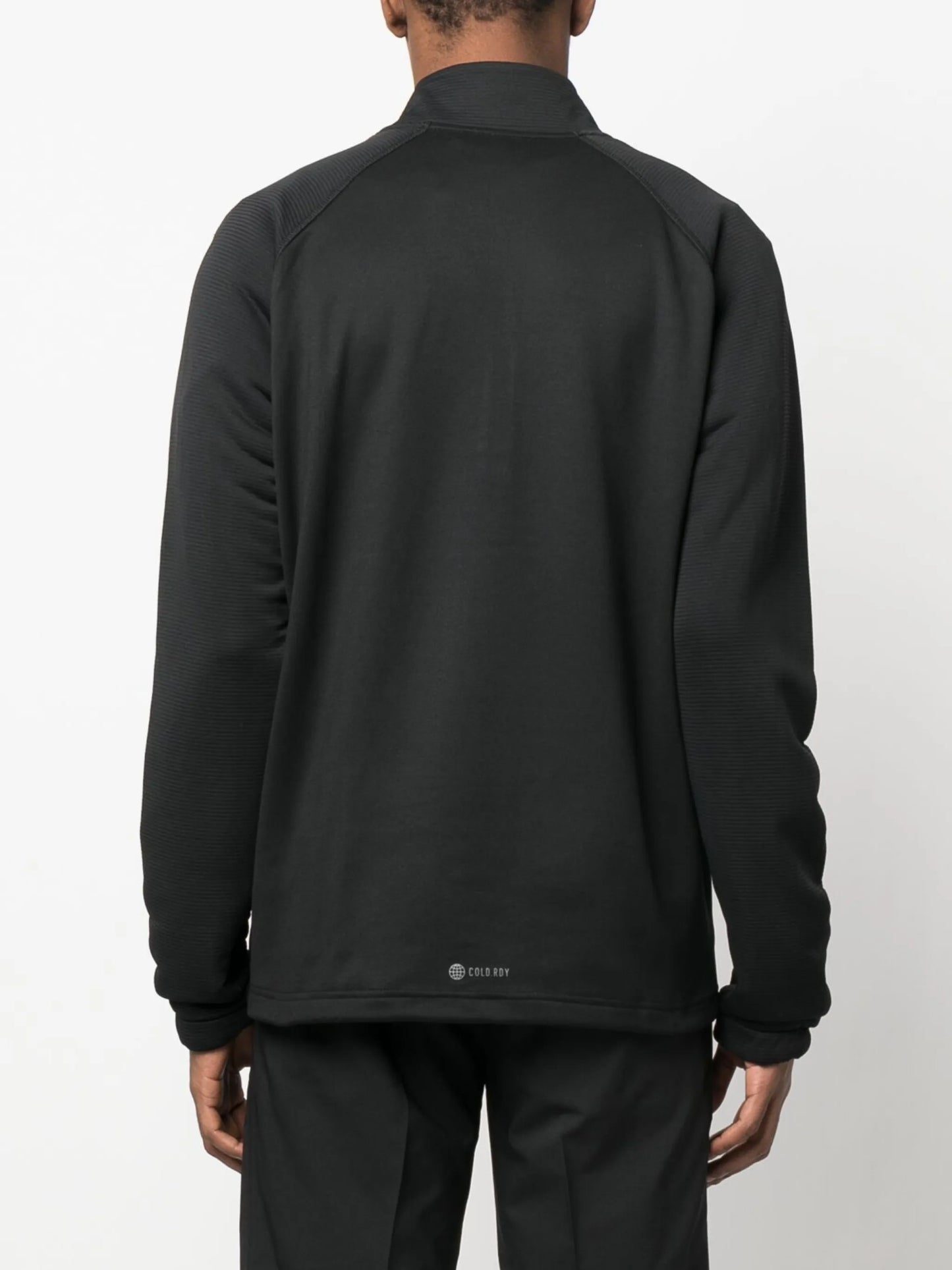 logo-print fleece pullover