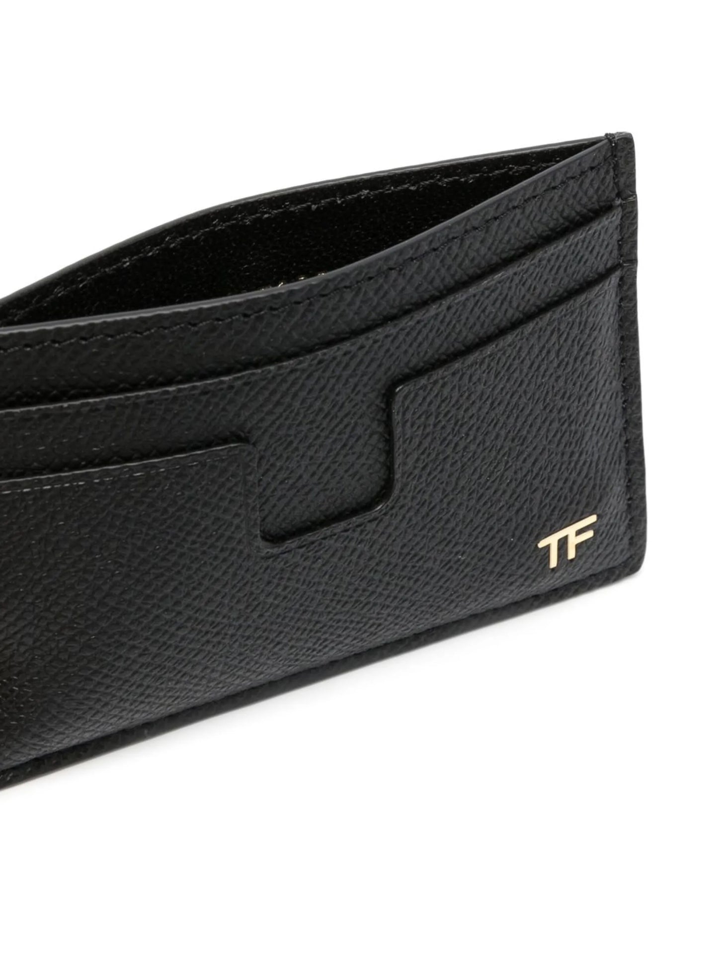 small grained-leather card holder