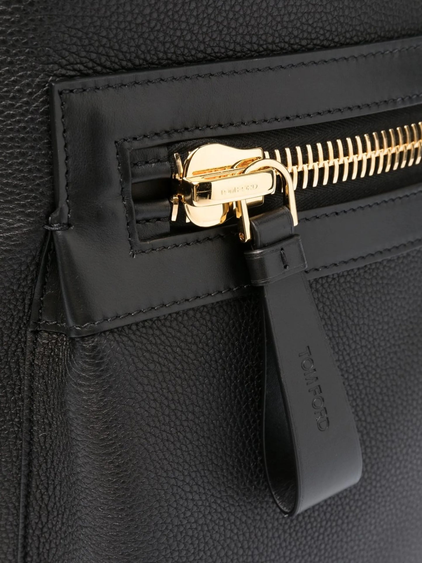 Buckley grained leather backpack