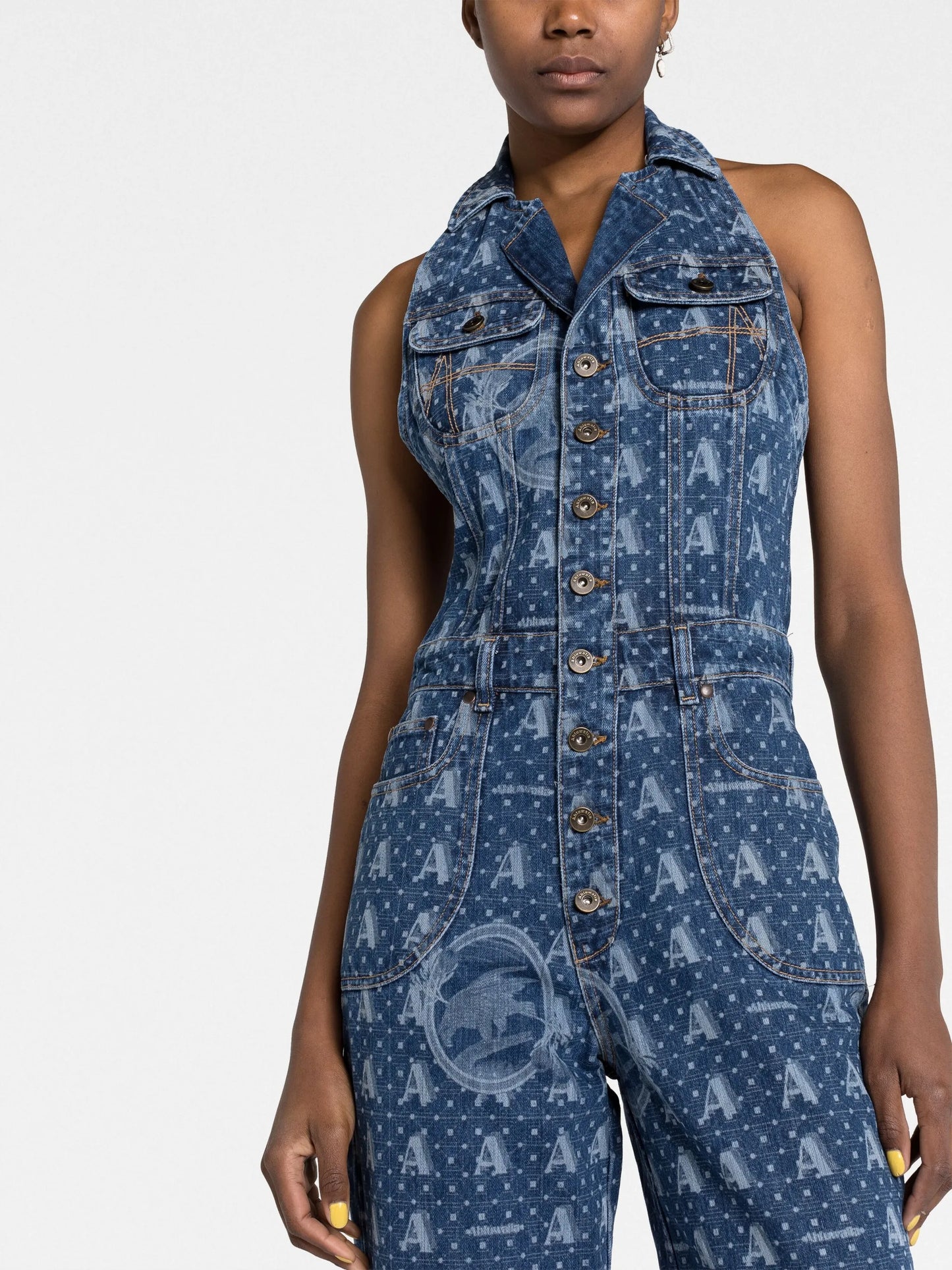Mombasa denim jumpsuit