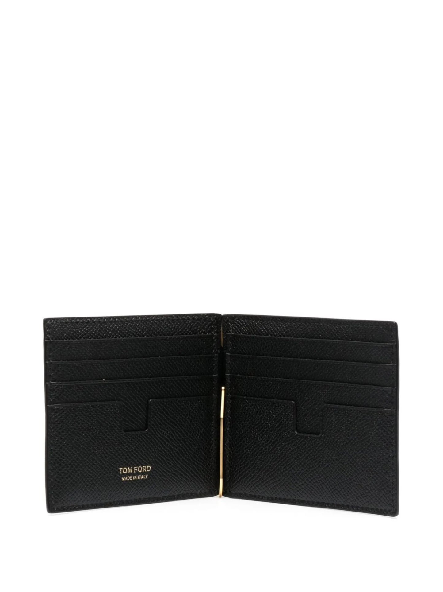 hinged leather bifold wallet