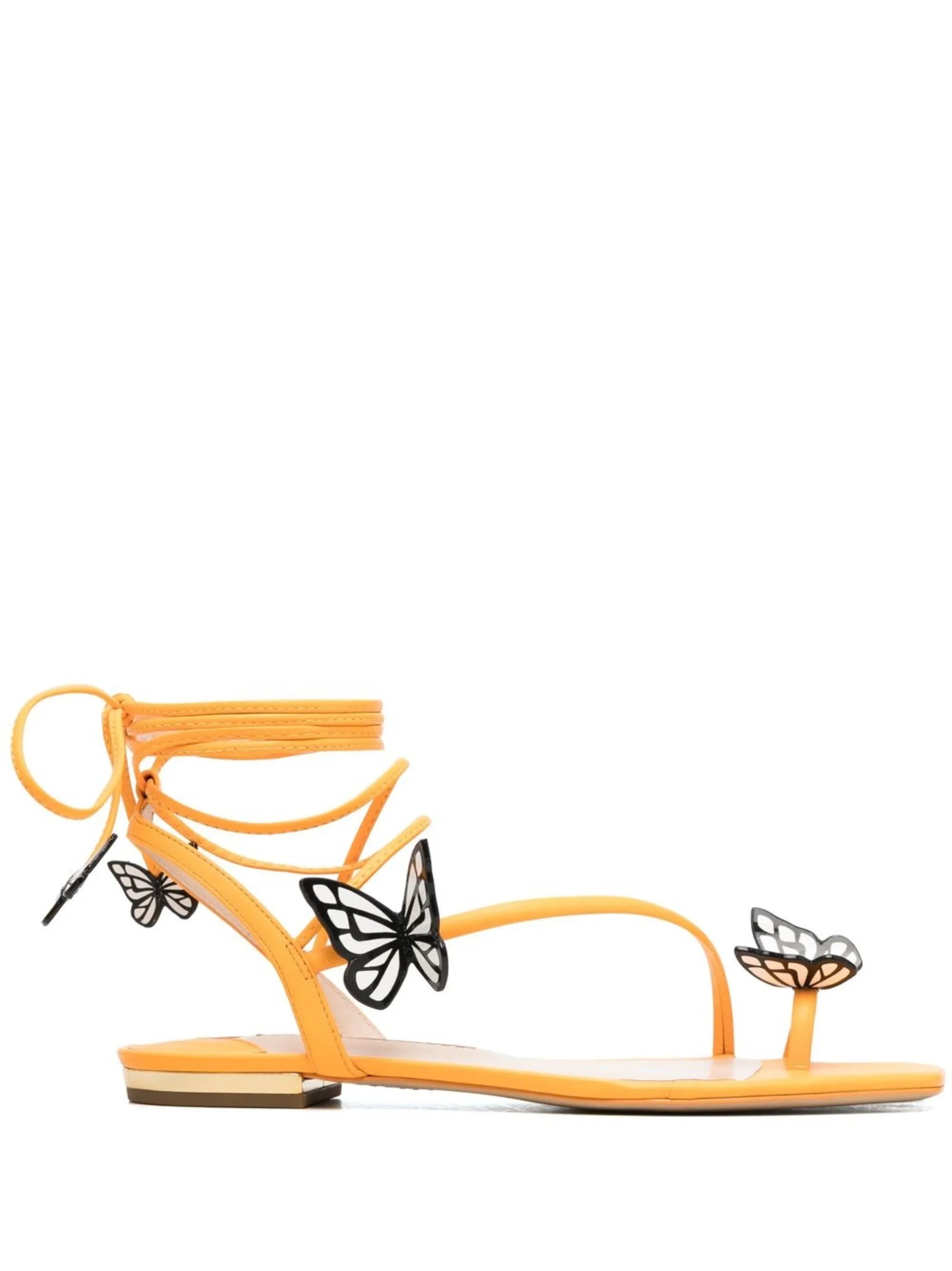 Vanessa butterfly-detailed flat sandals