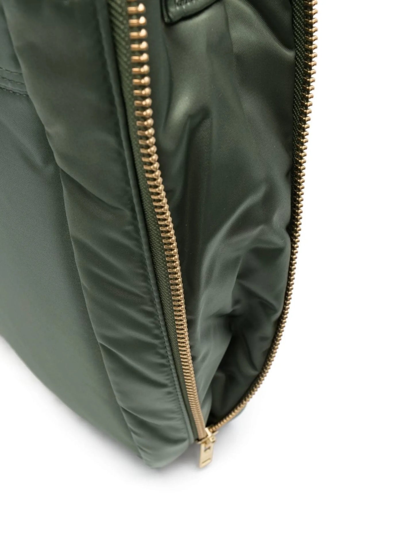 logo zipped tote