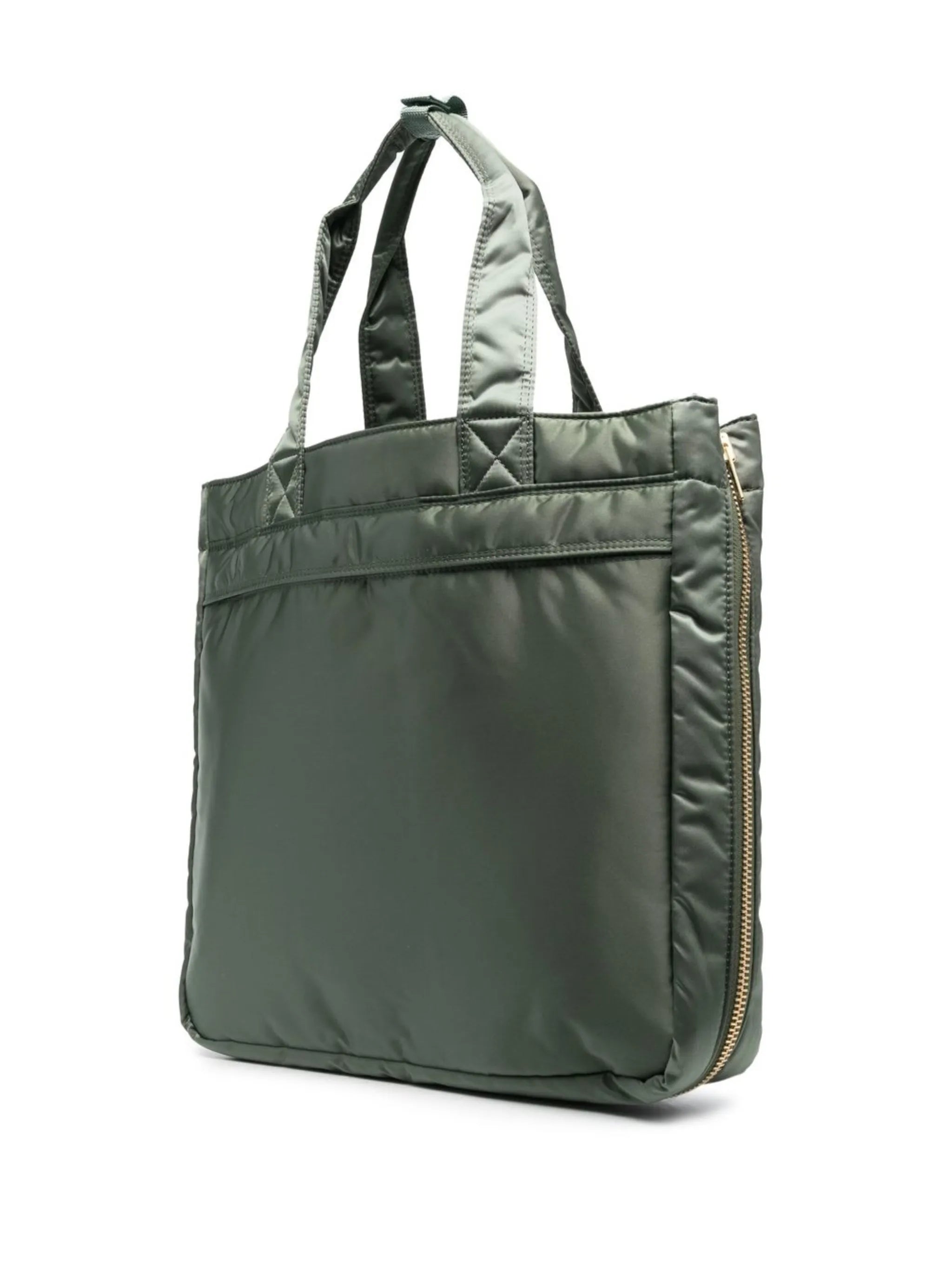 logo zipped tote