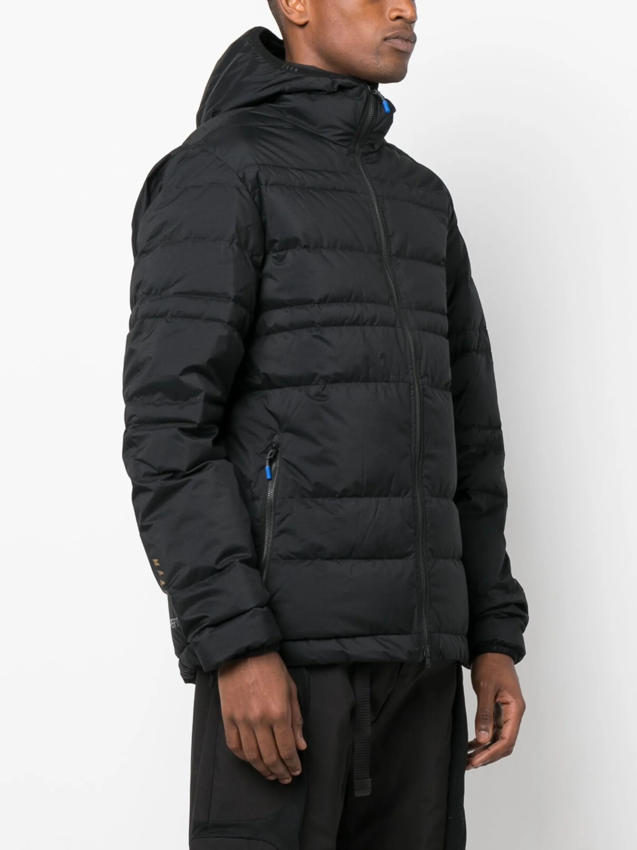 hooded padded jacket
