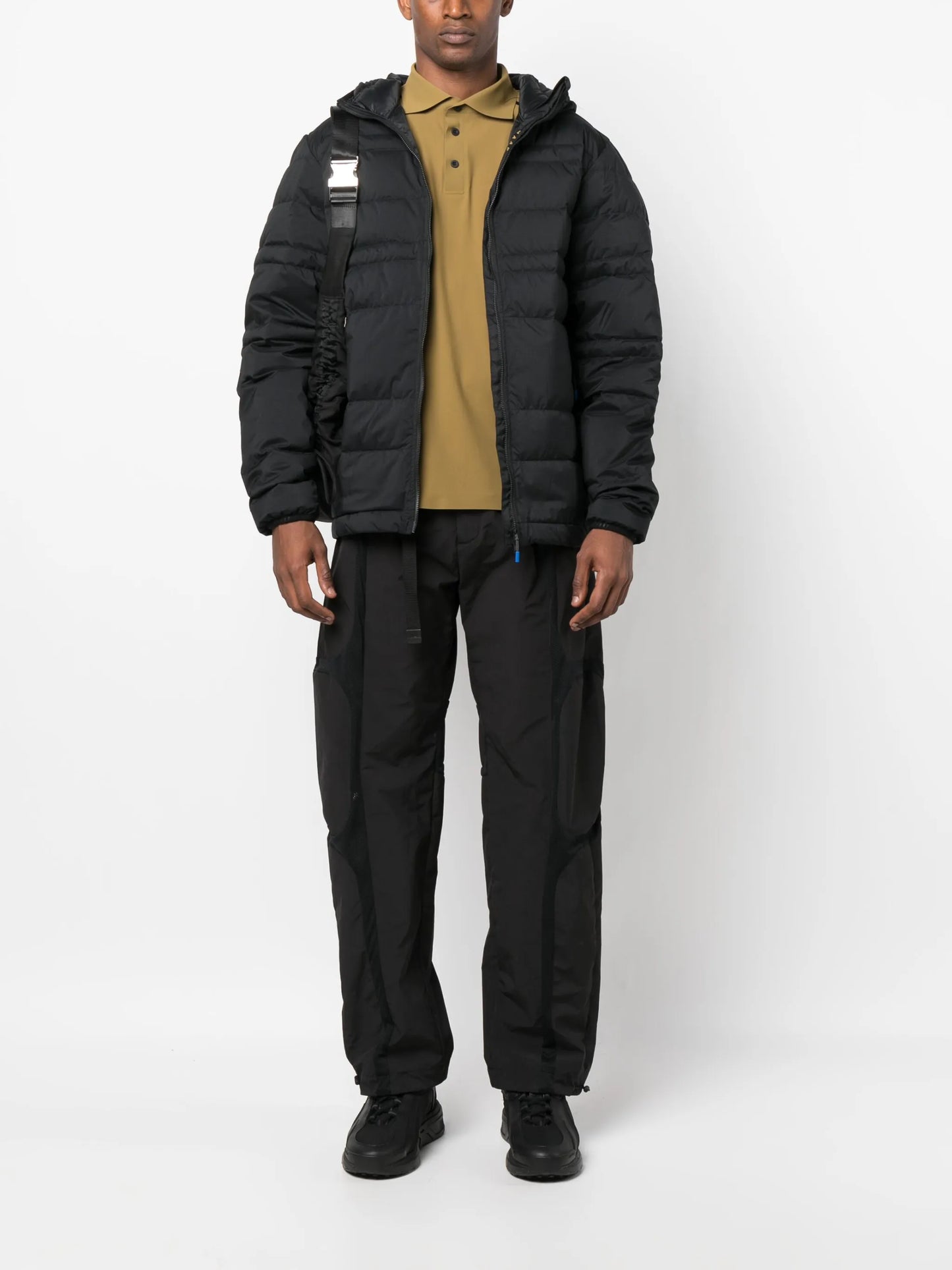 hooded padded jacket