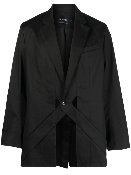 cut-out blazer