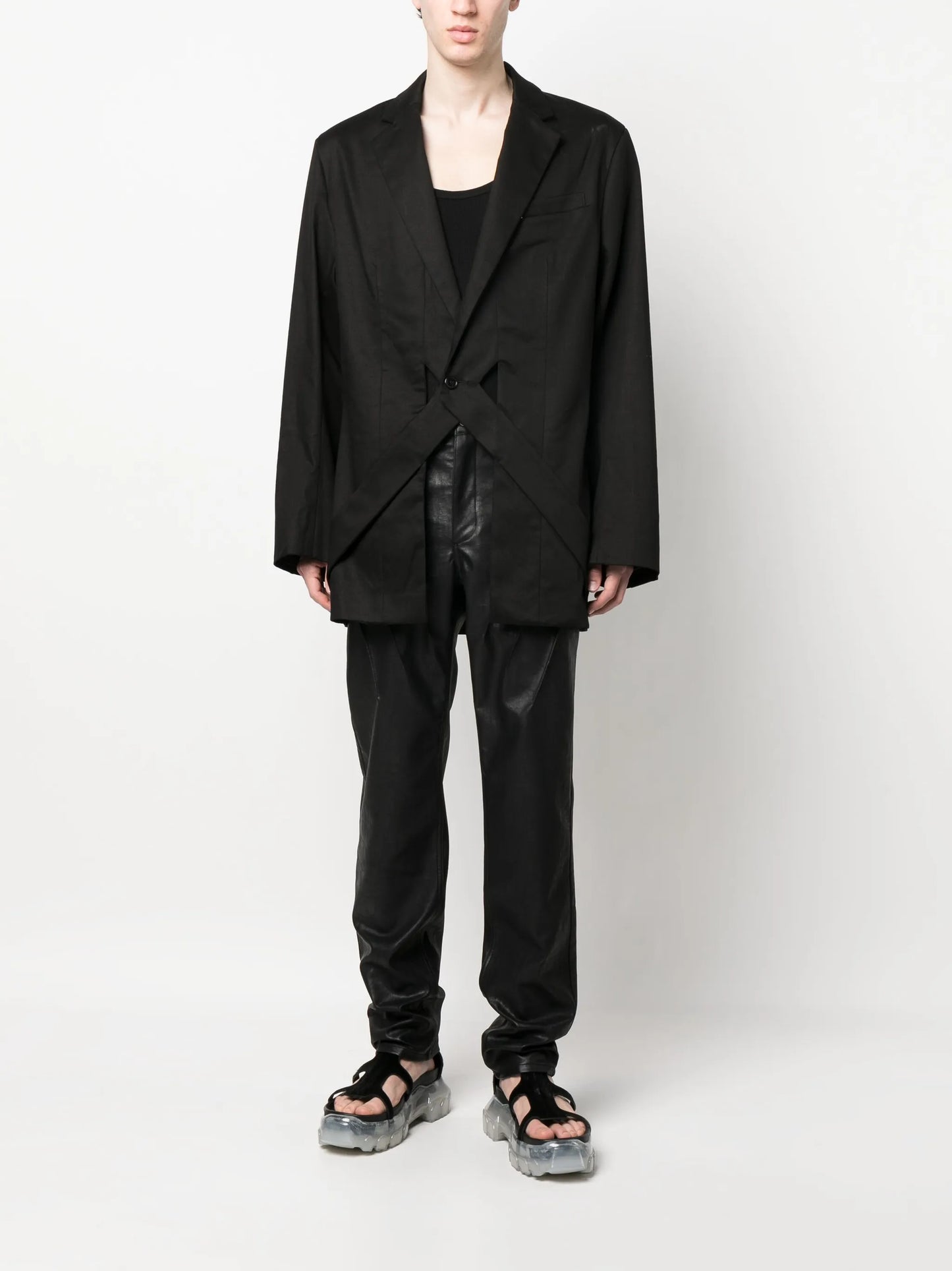 cut-out blazer