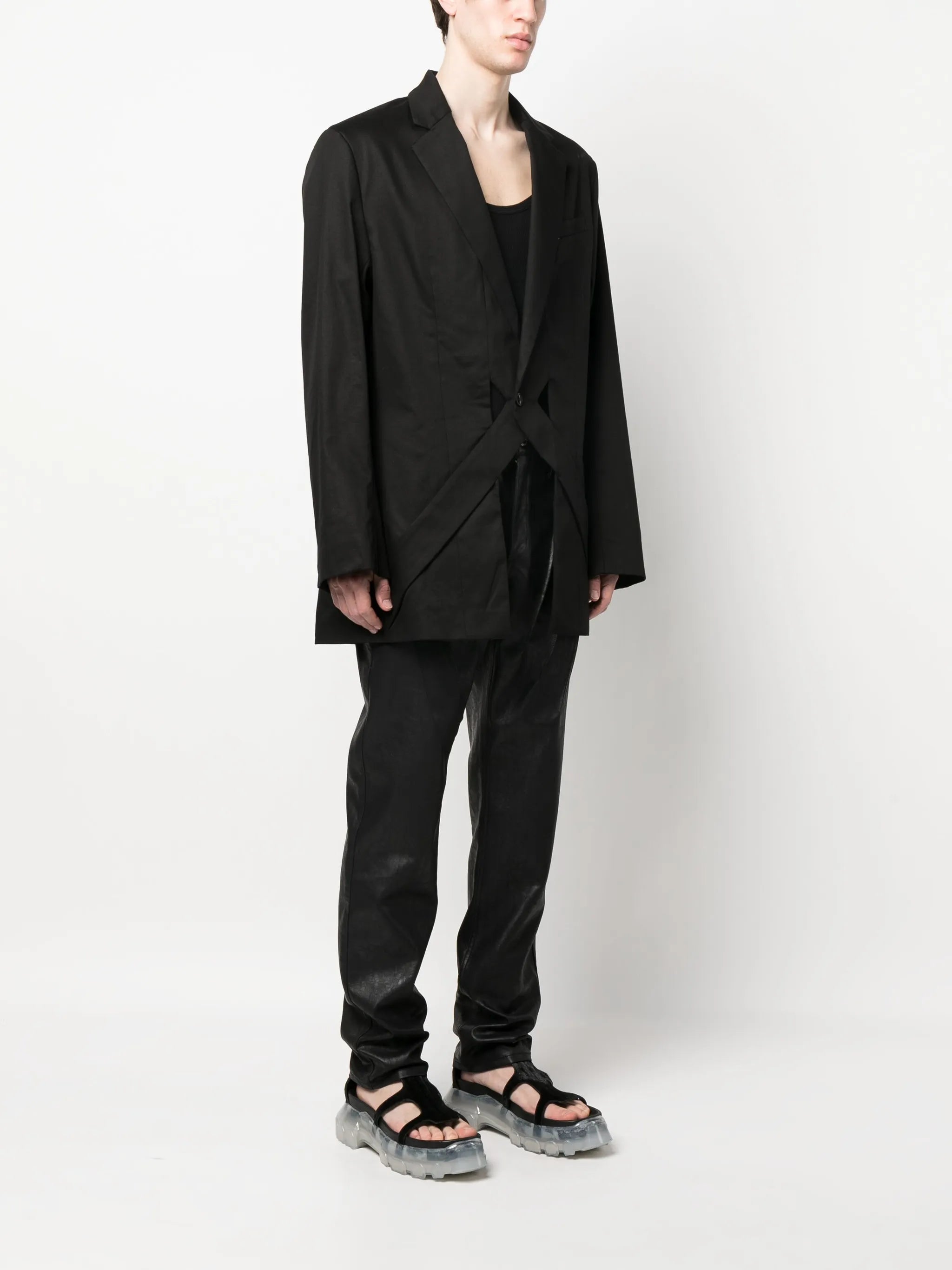 cut-out blazer