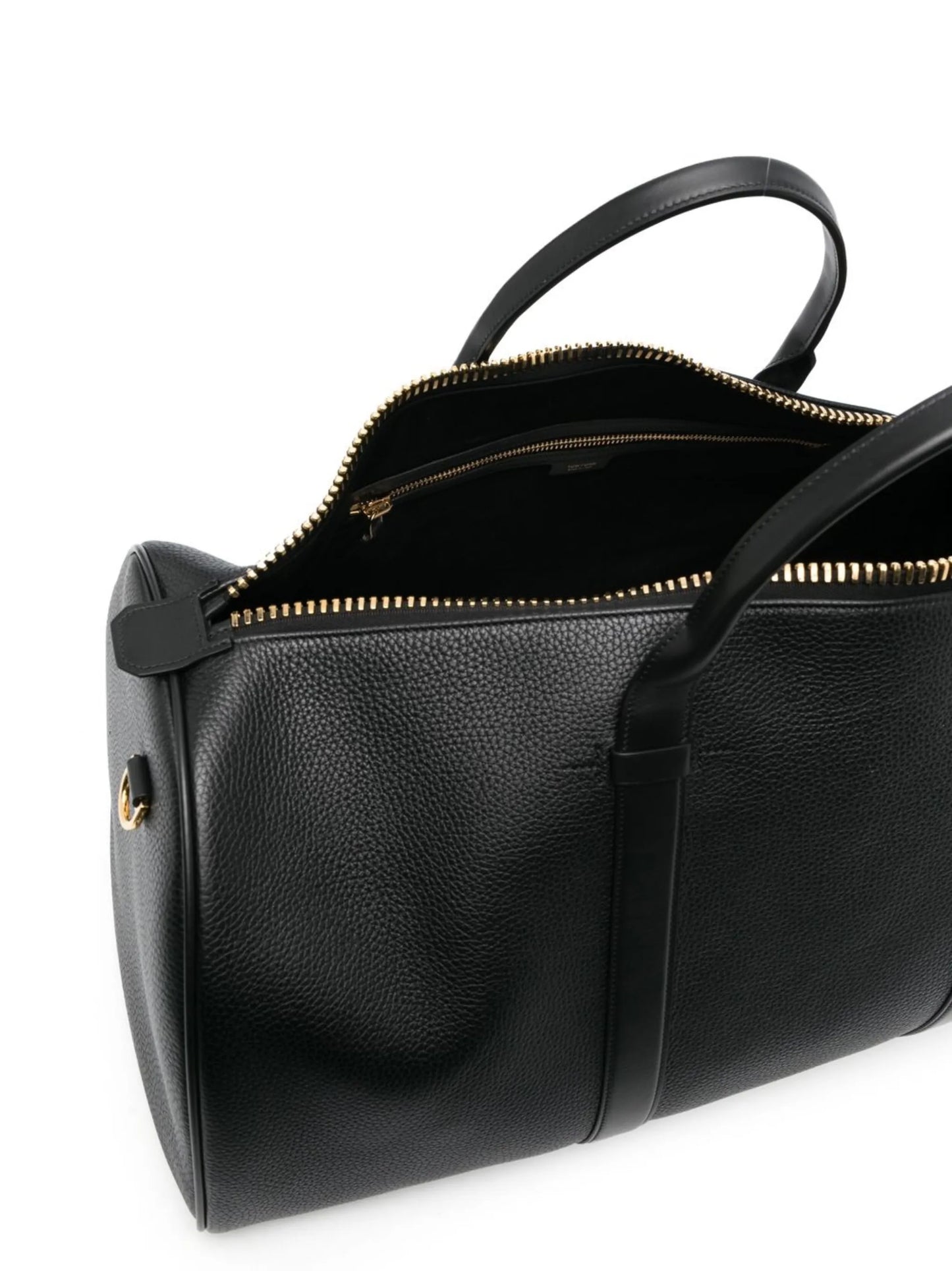 pebbled-texture holdall bag