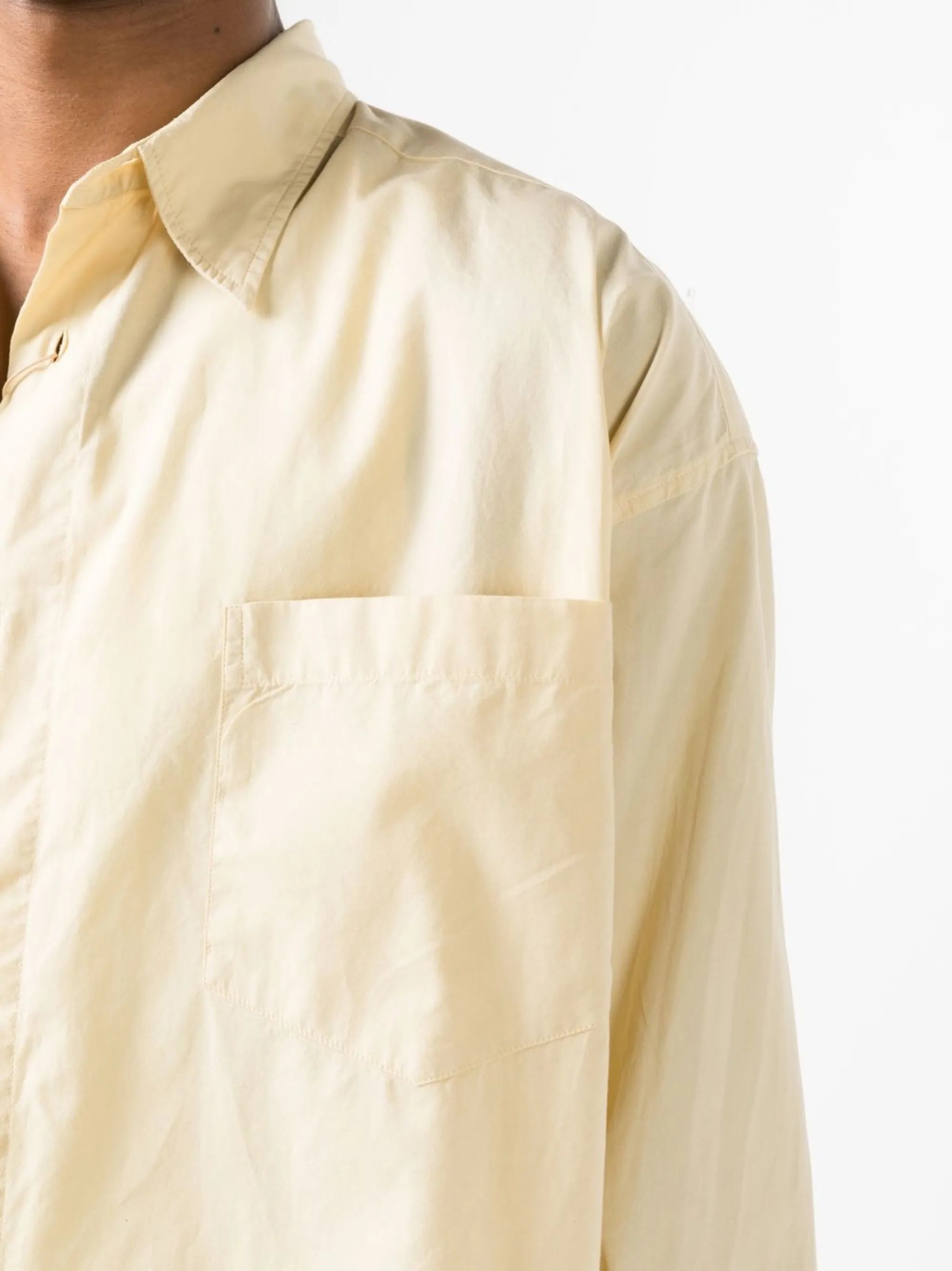 oversized organic cotton shirt