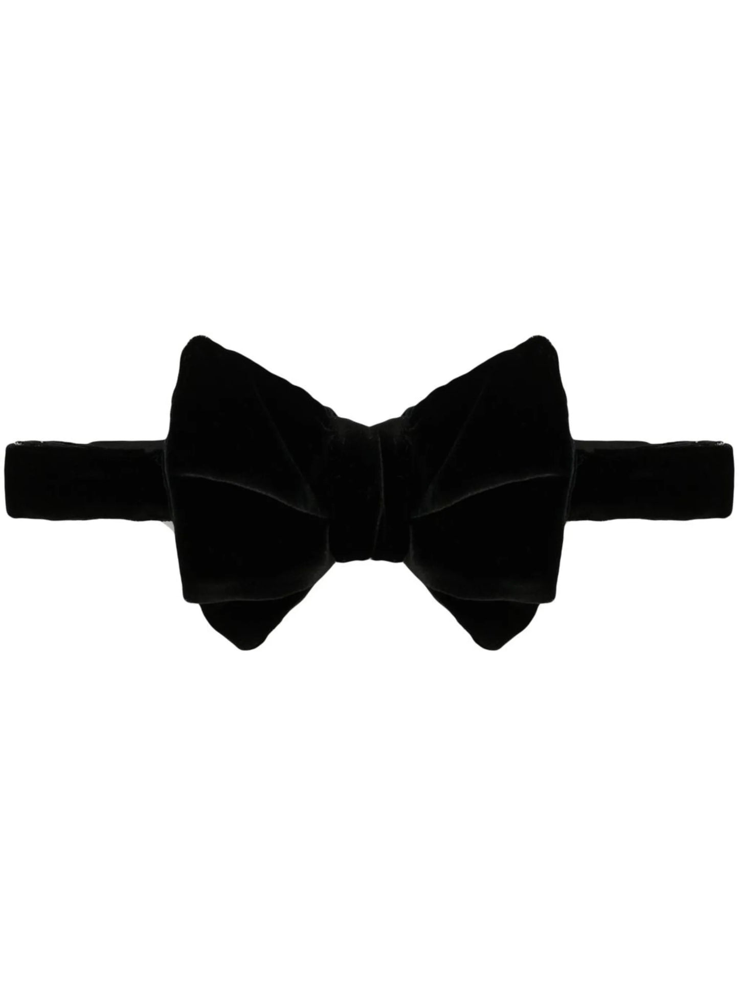 velvet plain bow tie