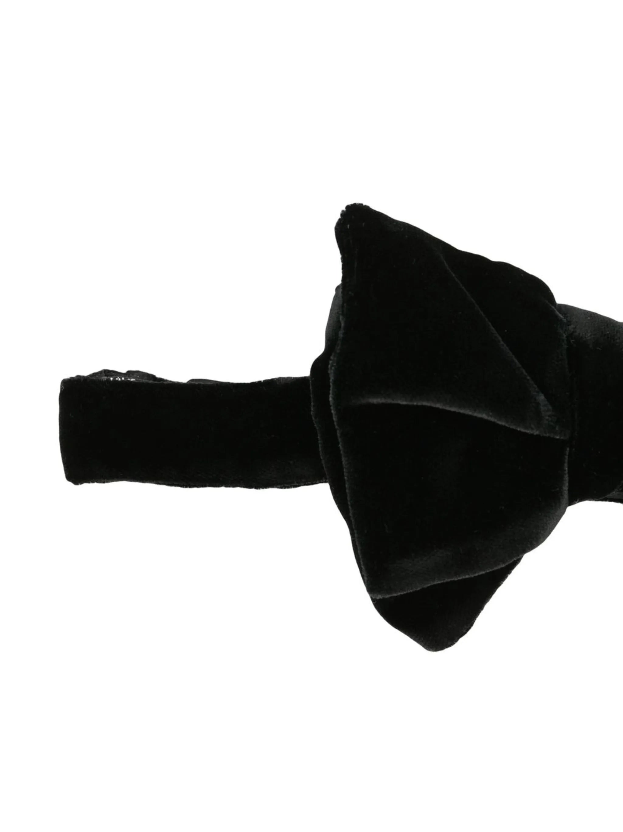 velvet plain bow tie