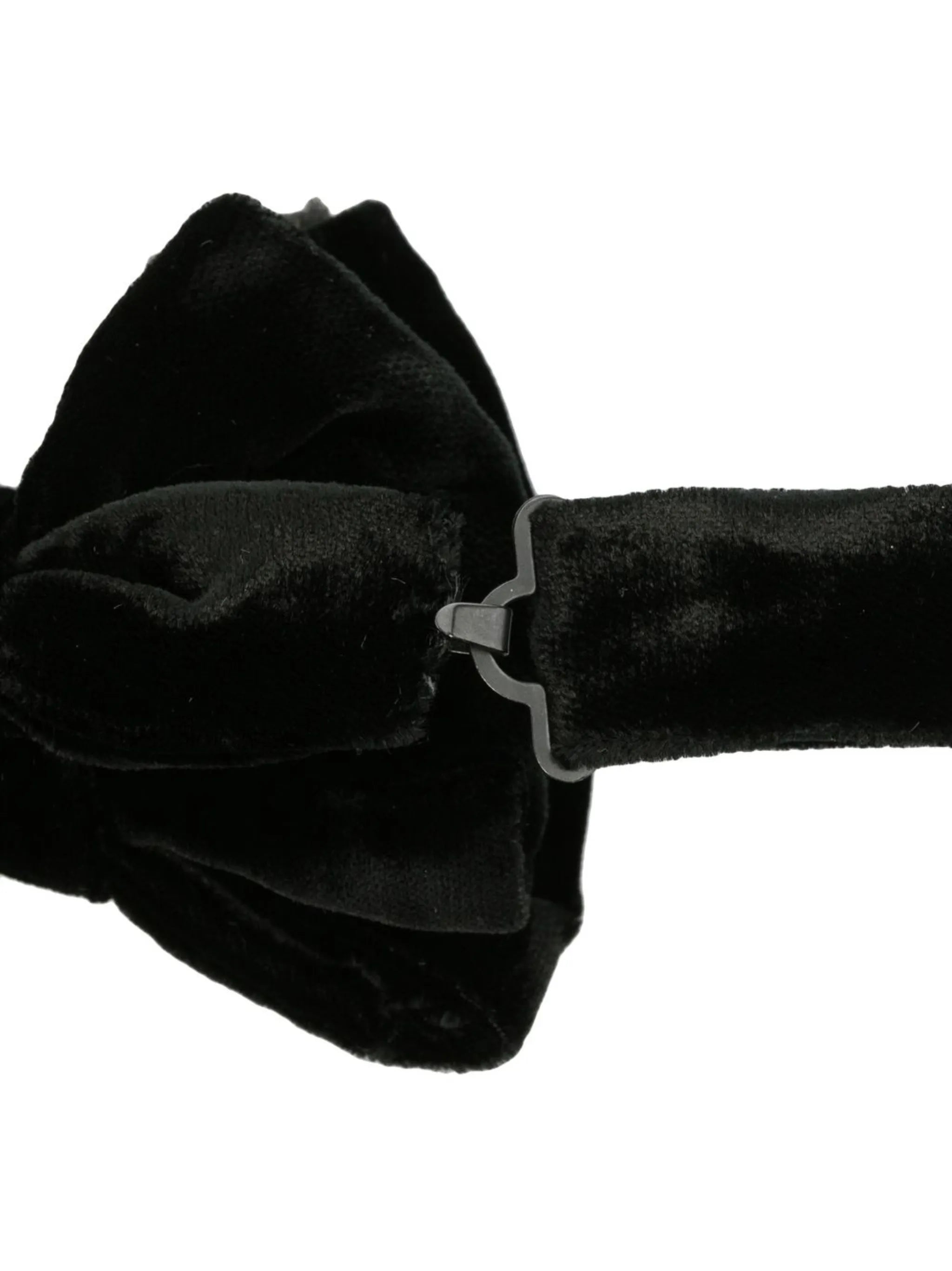velvet plain bow tie