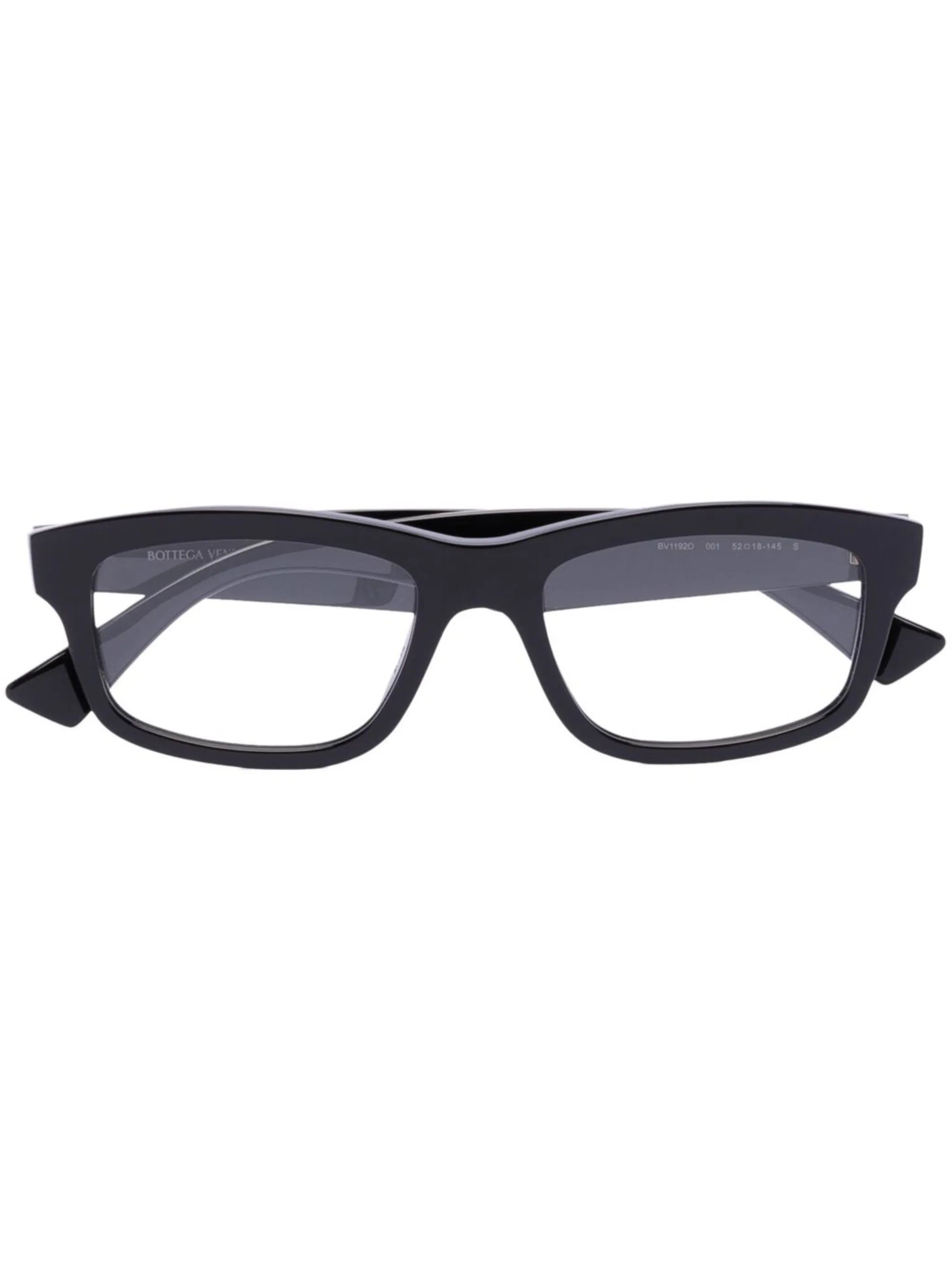 rectangle-frame optical glasses