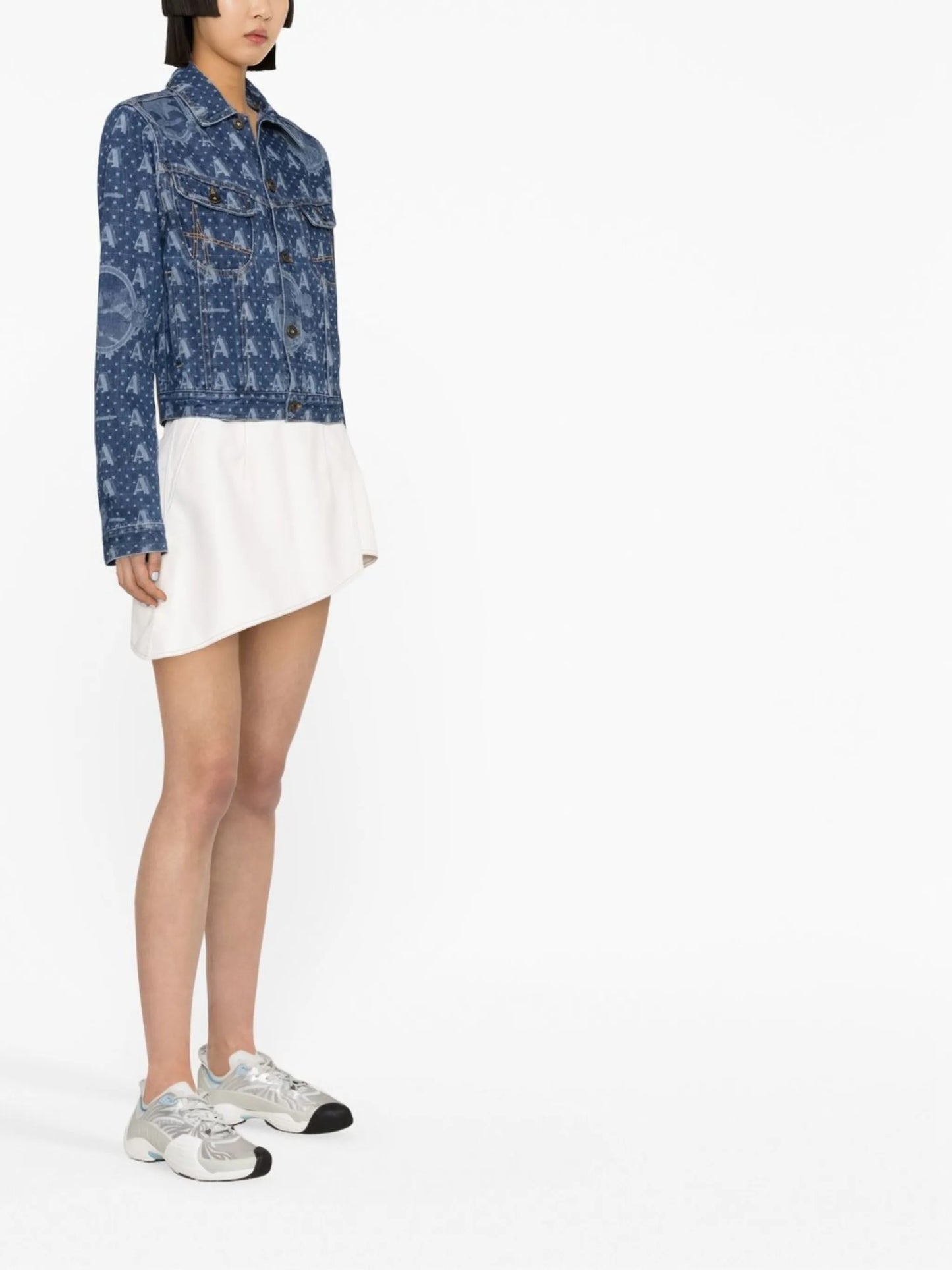Mombasa logo-print denim jacket