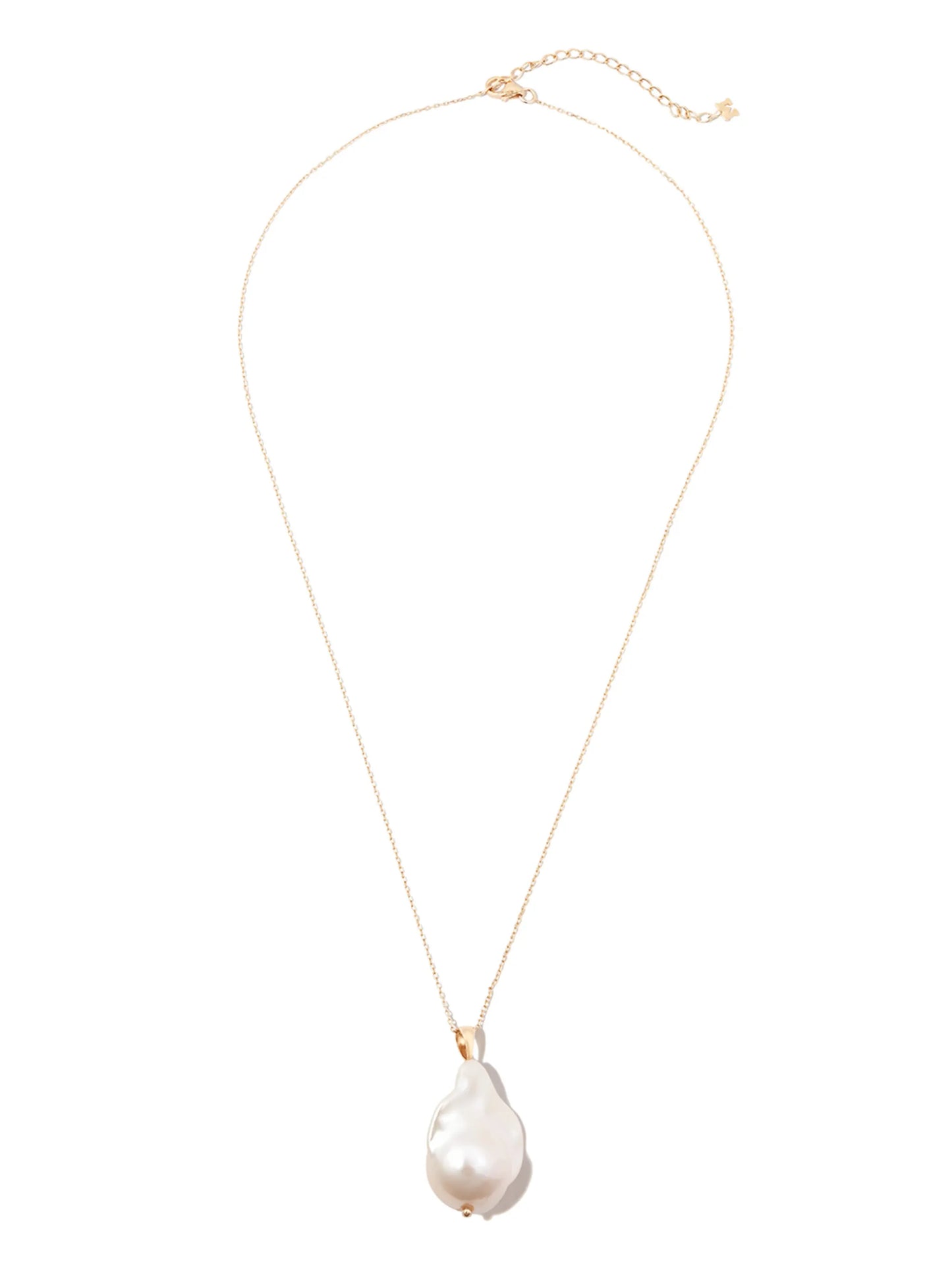 14kt yellow gold pearl necklace
