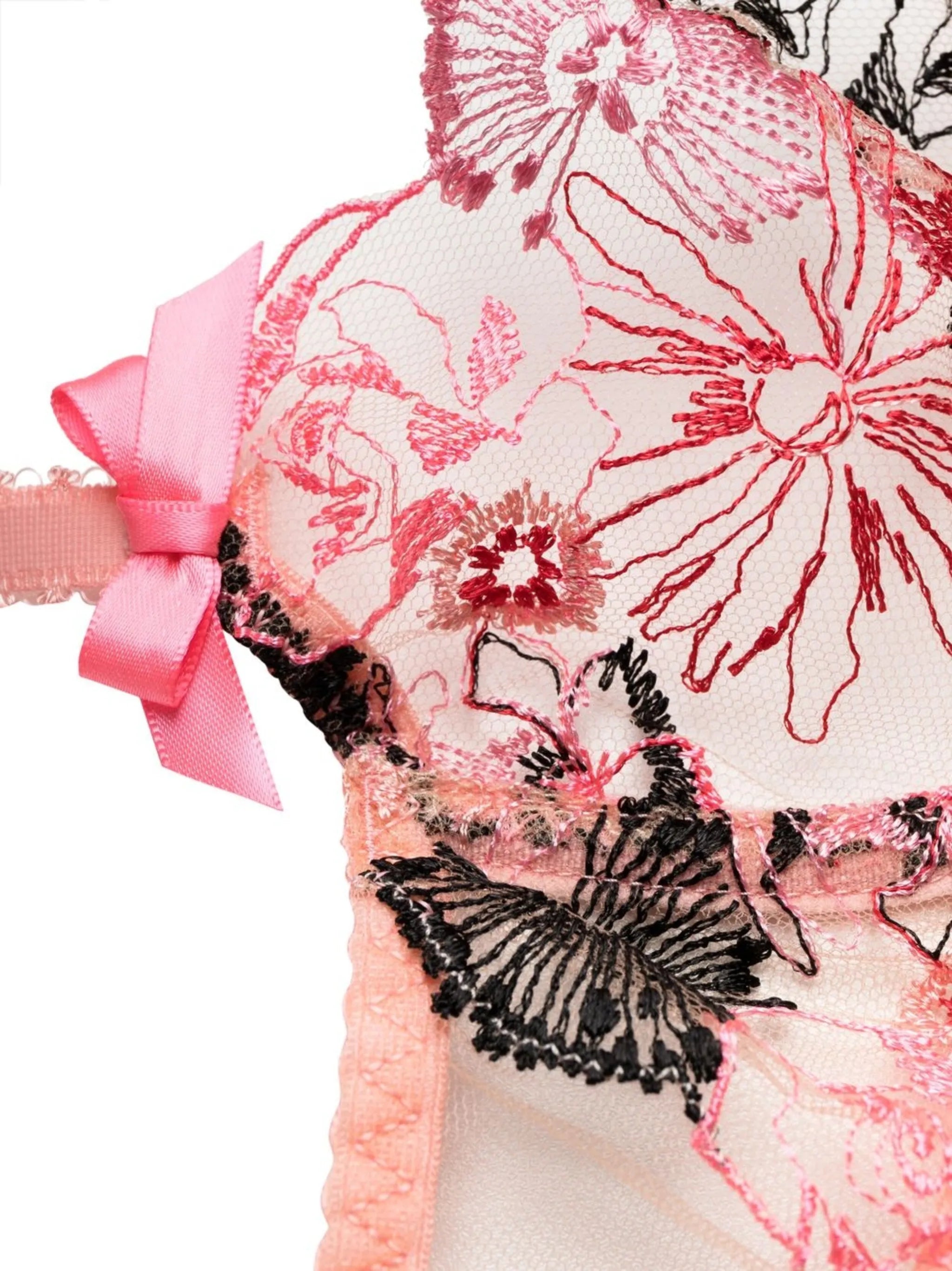 floral-embroidery bra