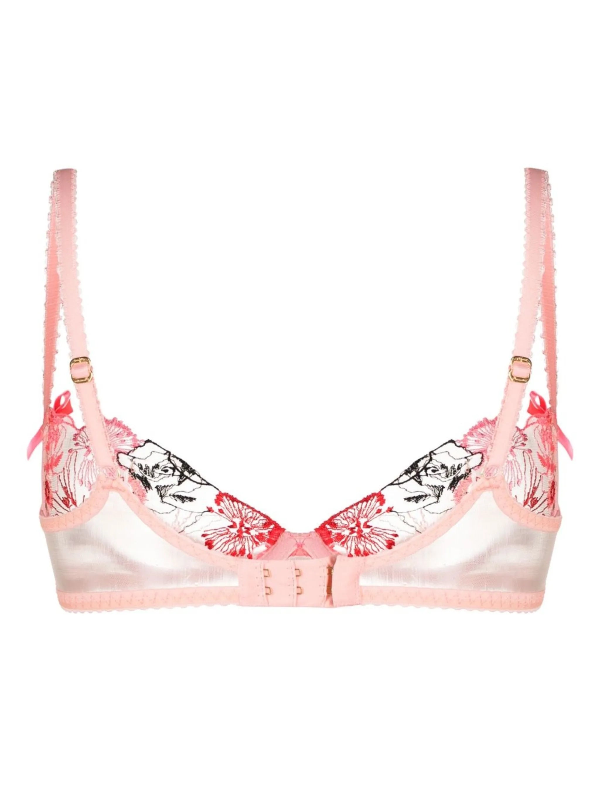 floral-embroidery bra