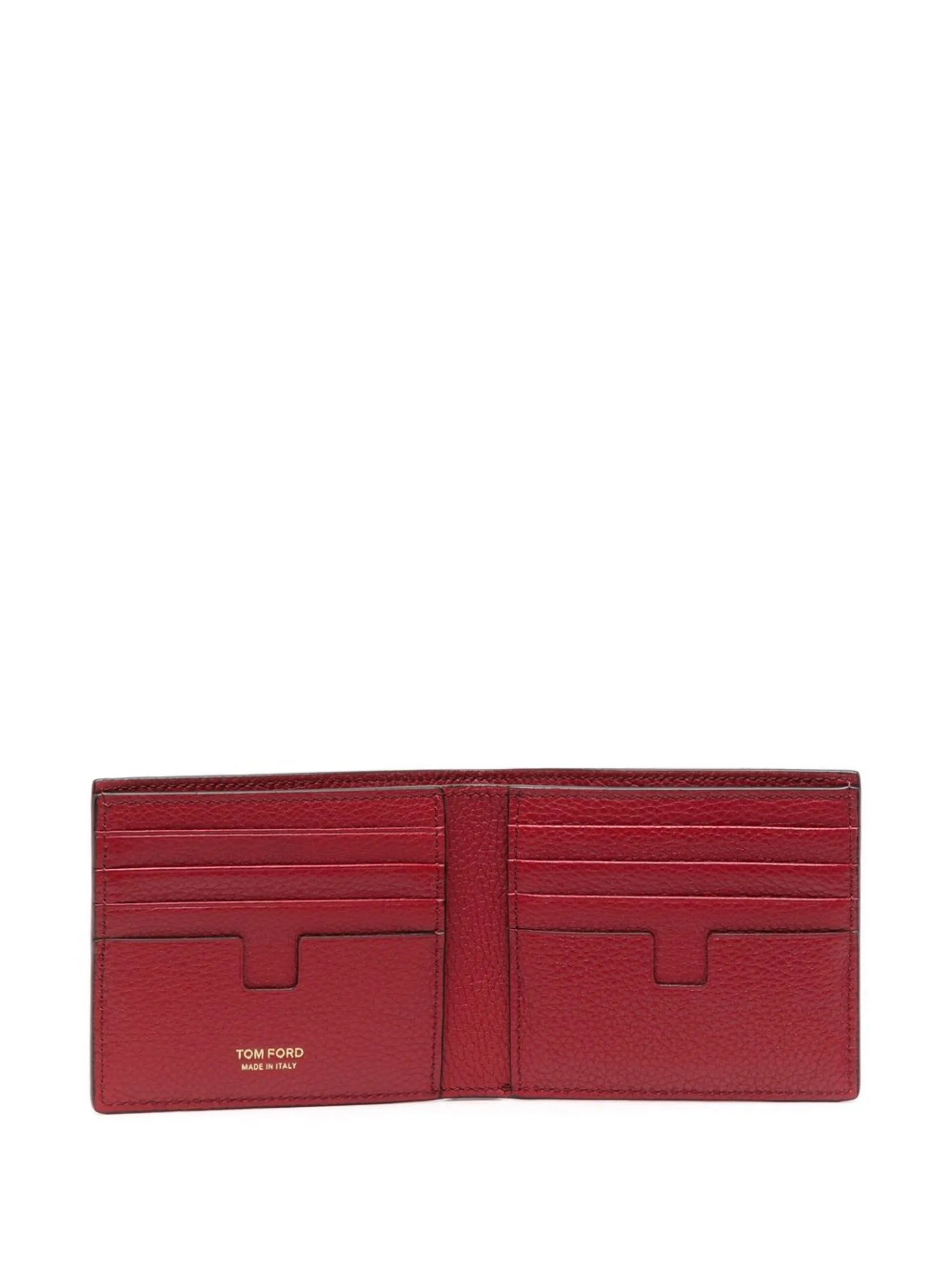 bi-fold leather wallet
