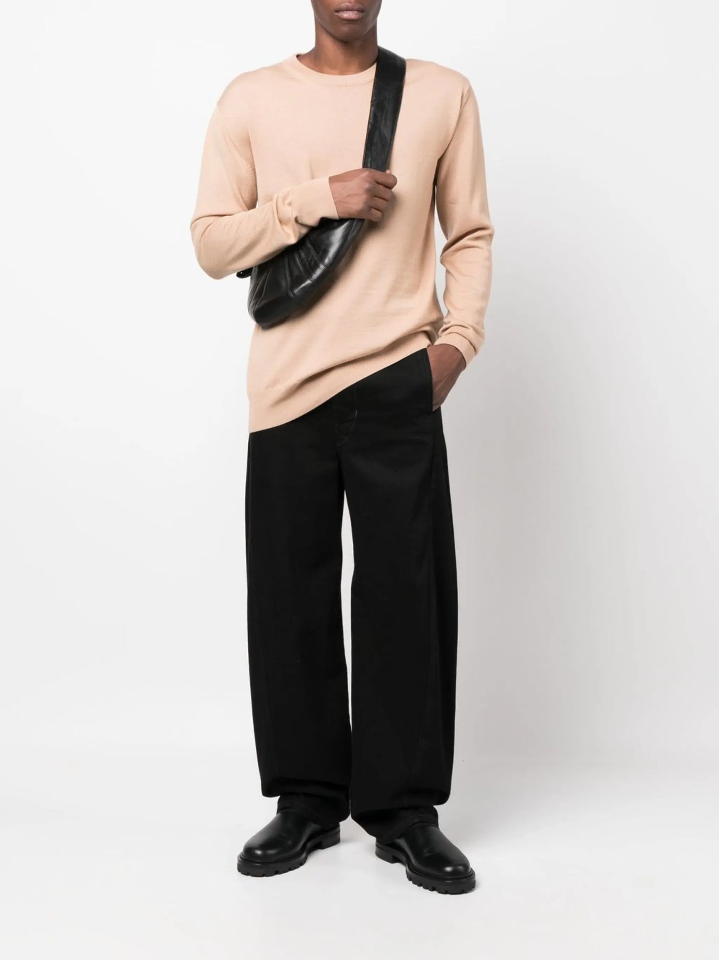 wool crew-neck jumper