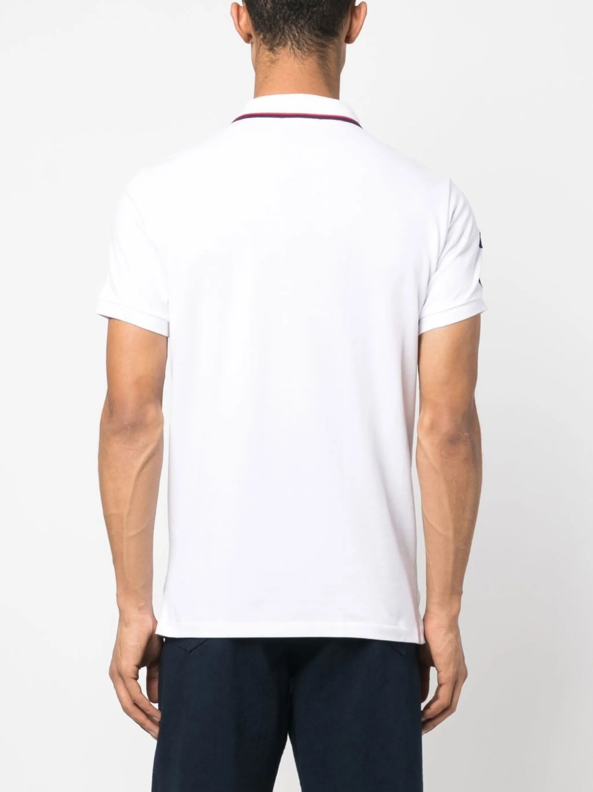 Triple-Pony cotton polo shirt