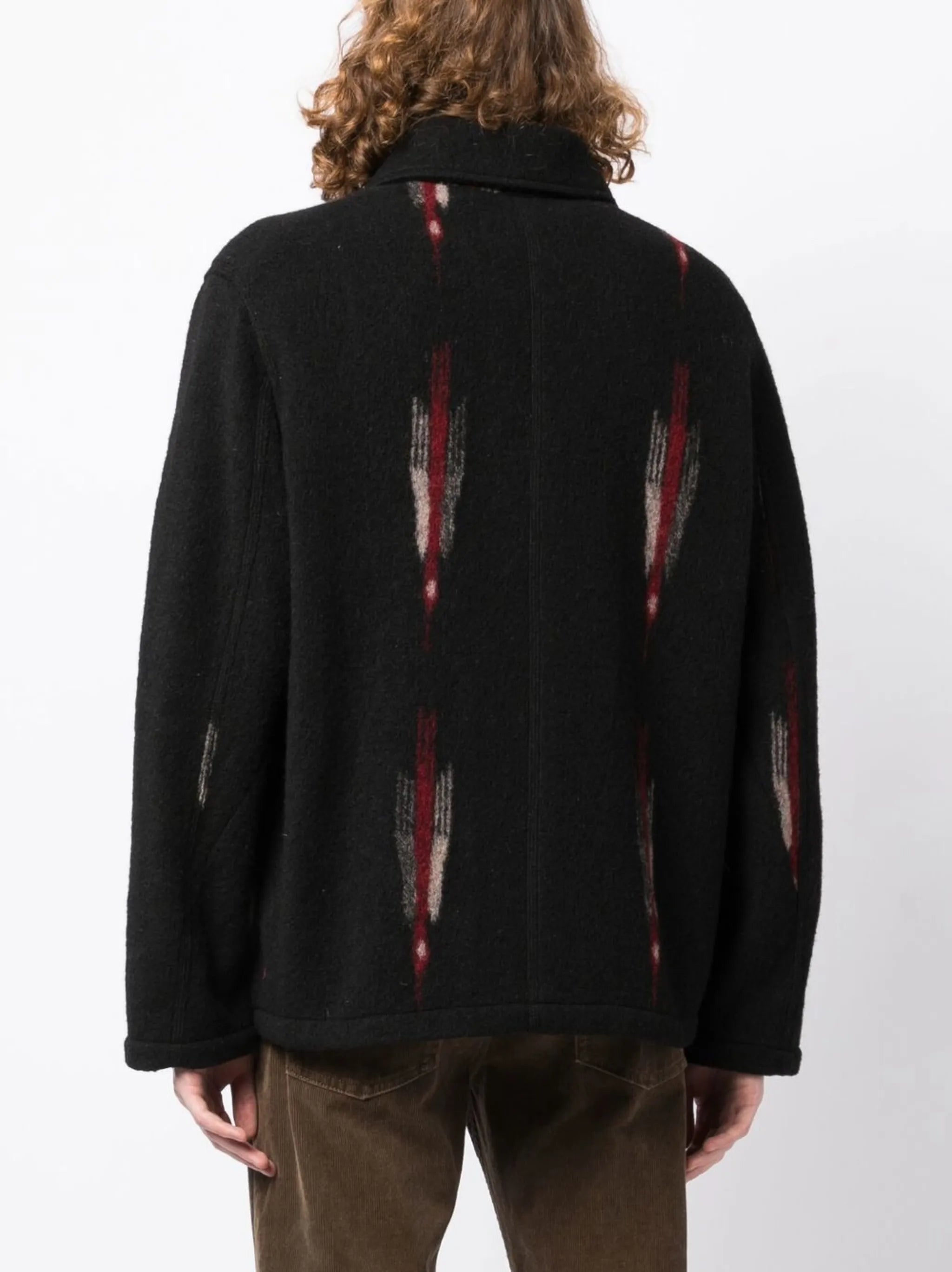 Labour Chore geometric-print jacket