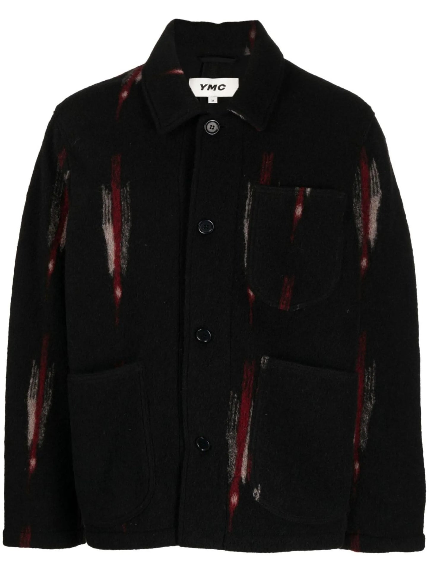 Labour Chore geometric-print jacket